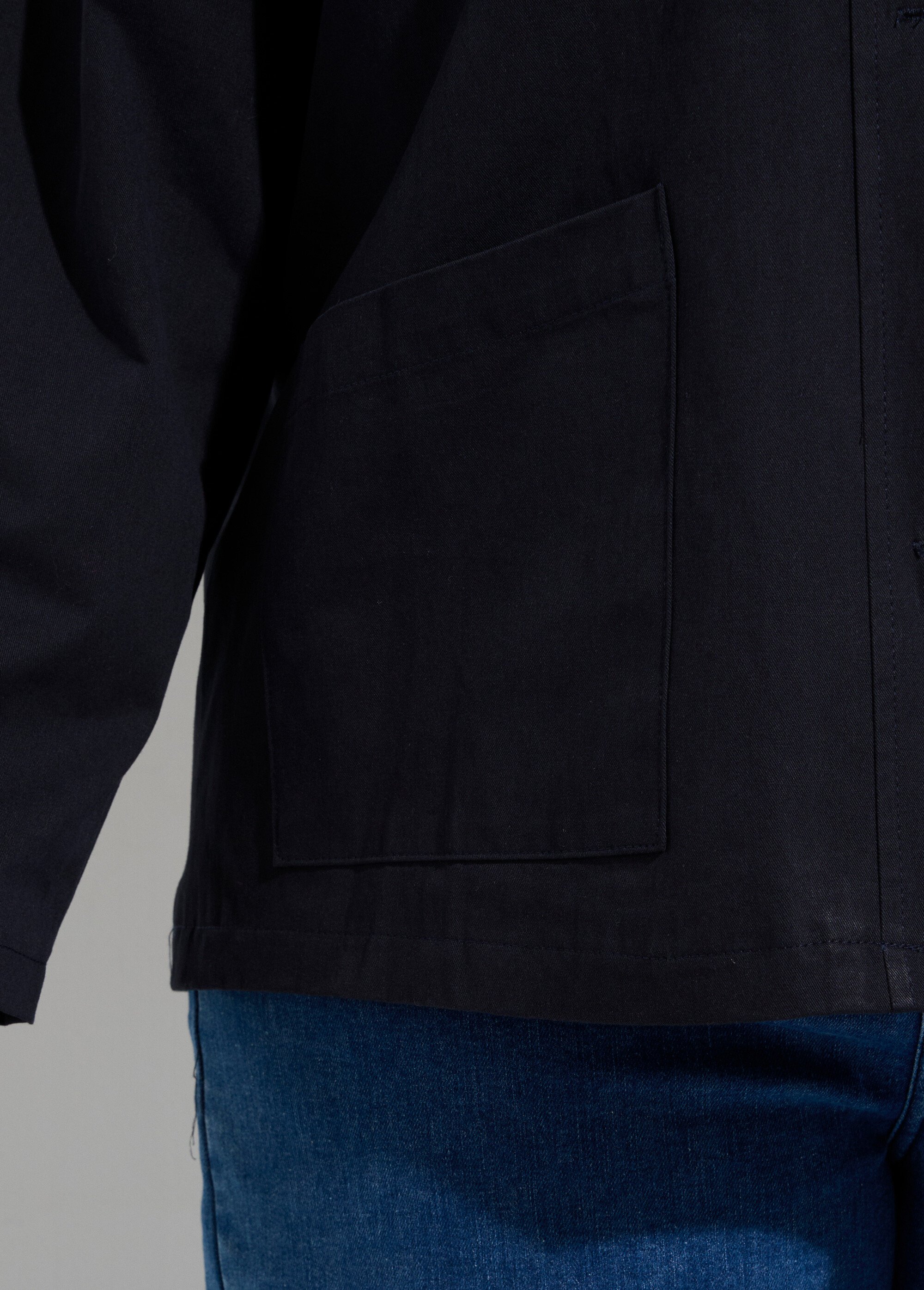 Trench court, doublure fantaisie Femme Grande Taille Bleu IAC-AP-R6207 DE2