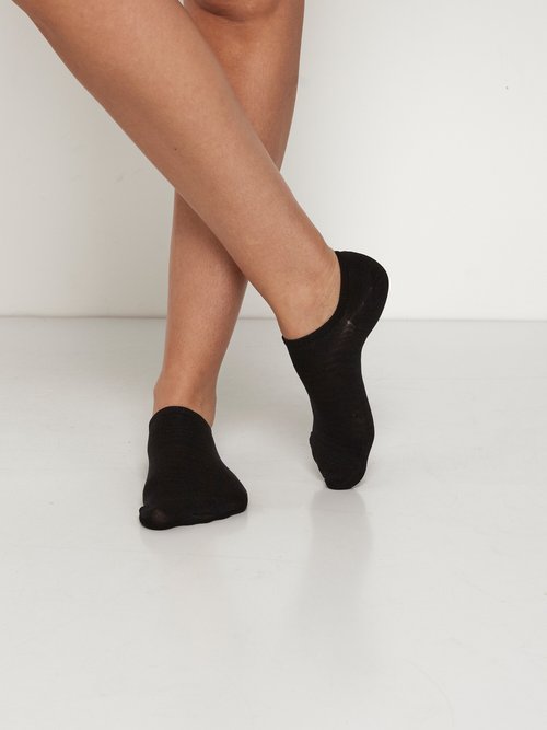 Lot de 3 Socquettes invisibles microfibre, foncé Femme Blanc BEN19890559 FA2