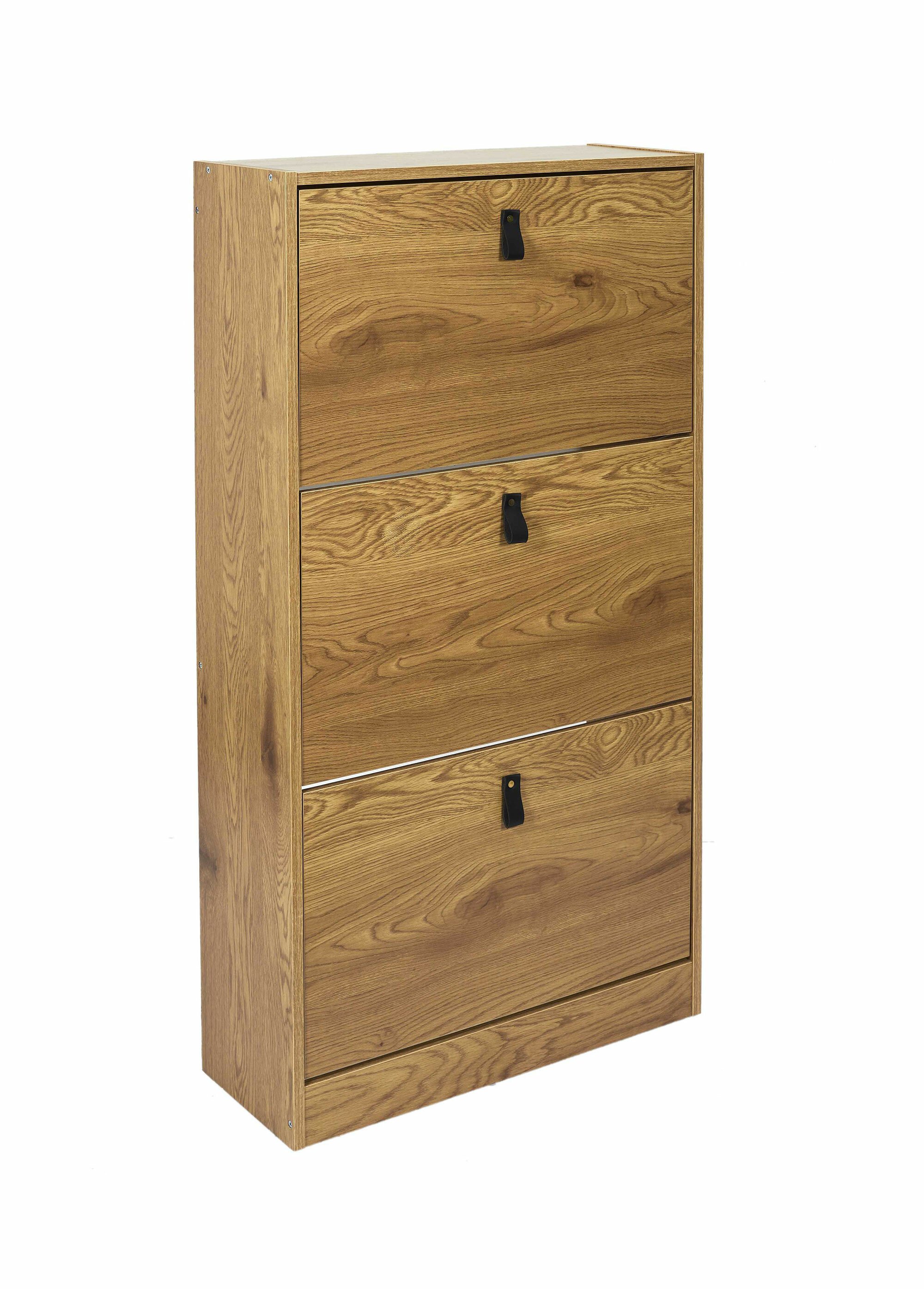 Meuble à chaussures design en bois MARRON CMP-HD7382 FA1