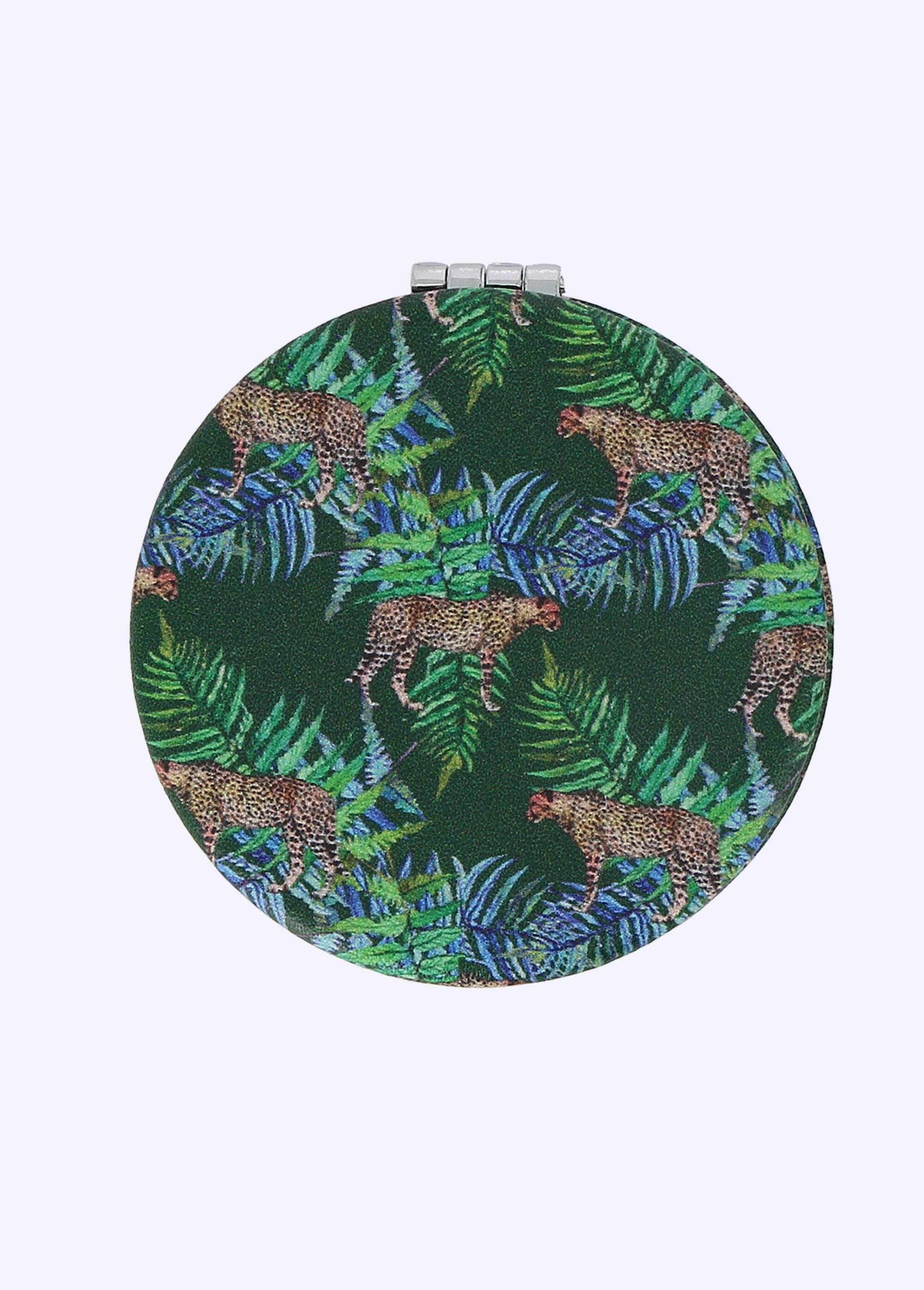 Miroir de poche double, motif fantaisie 2L