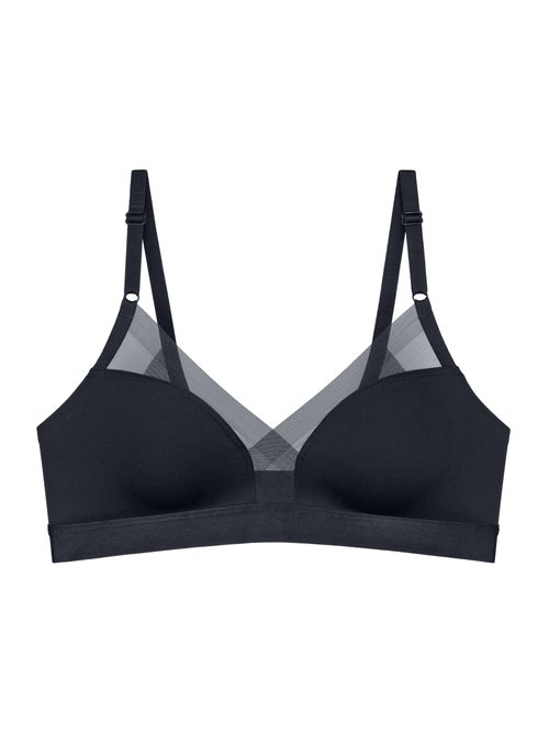 Soutien-gorge mesh sans armature Femme Noir VARISCO FA2
