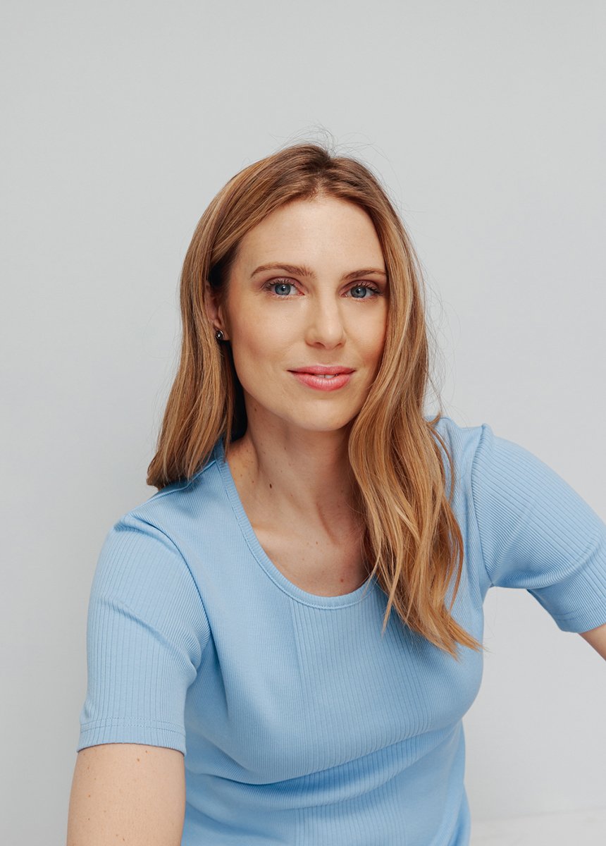 Peakwell Femme T-Shirt de Sport Respirant Manches Courtes Tee-Shirts Fonctionnels Tops, Bleu Ciel, S