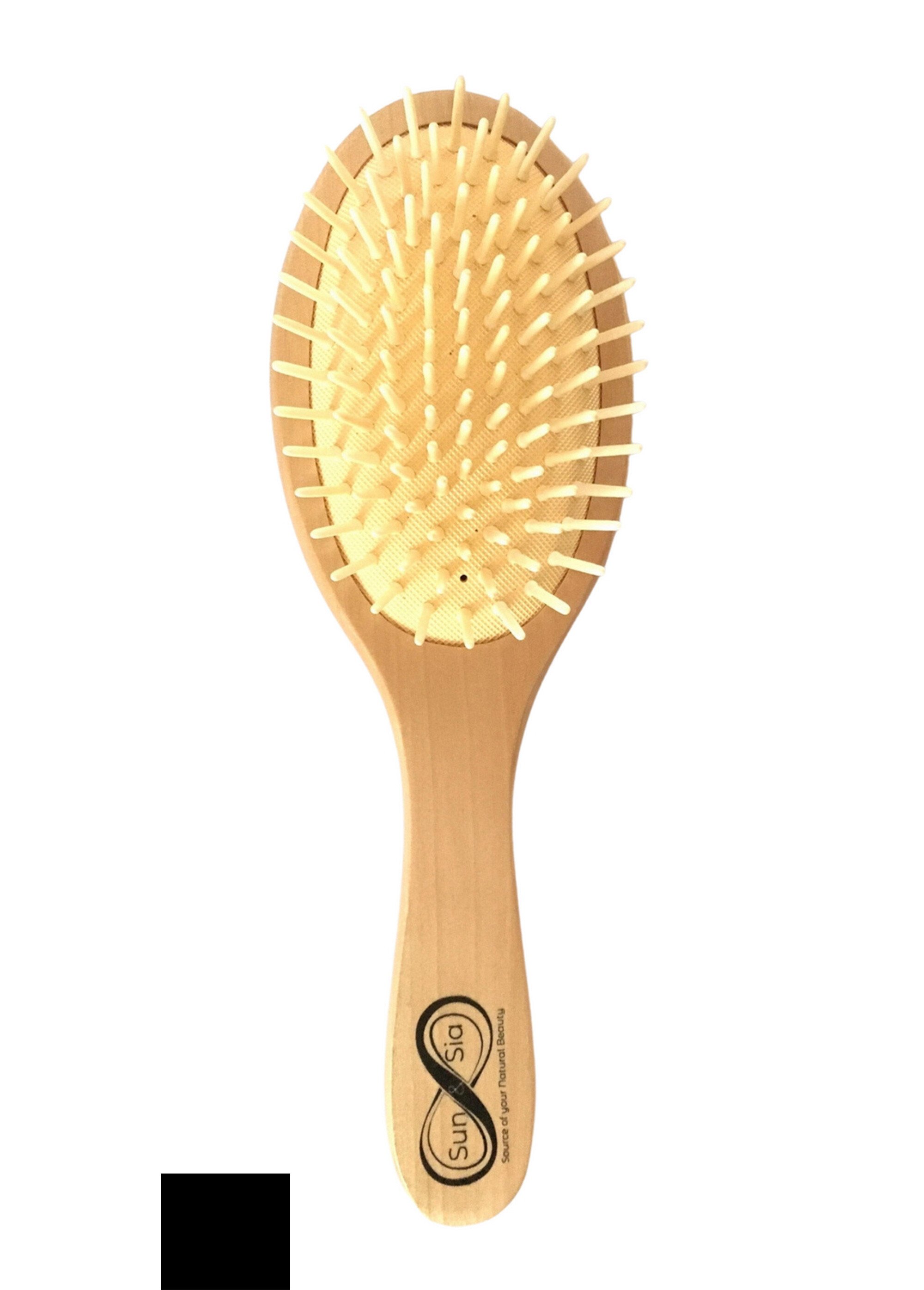 Brosse à cheveux massante en bois Beige ZENBROSSECHVX FA1