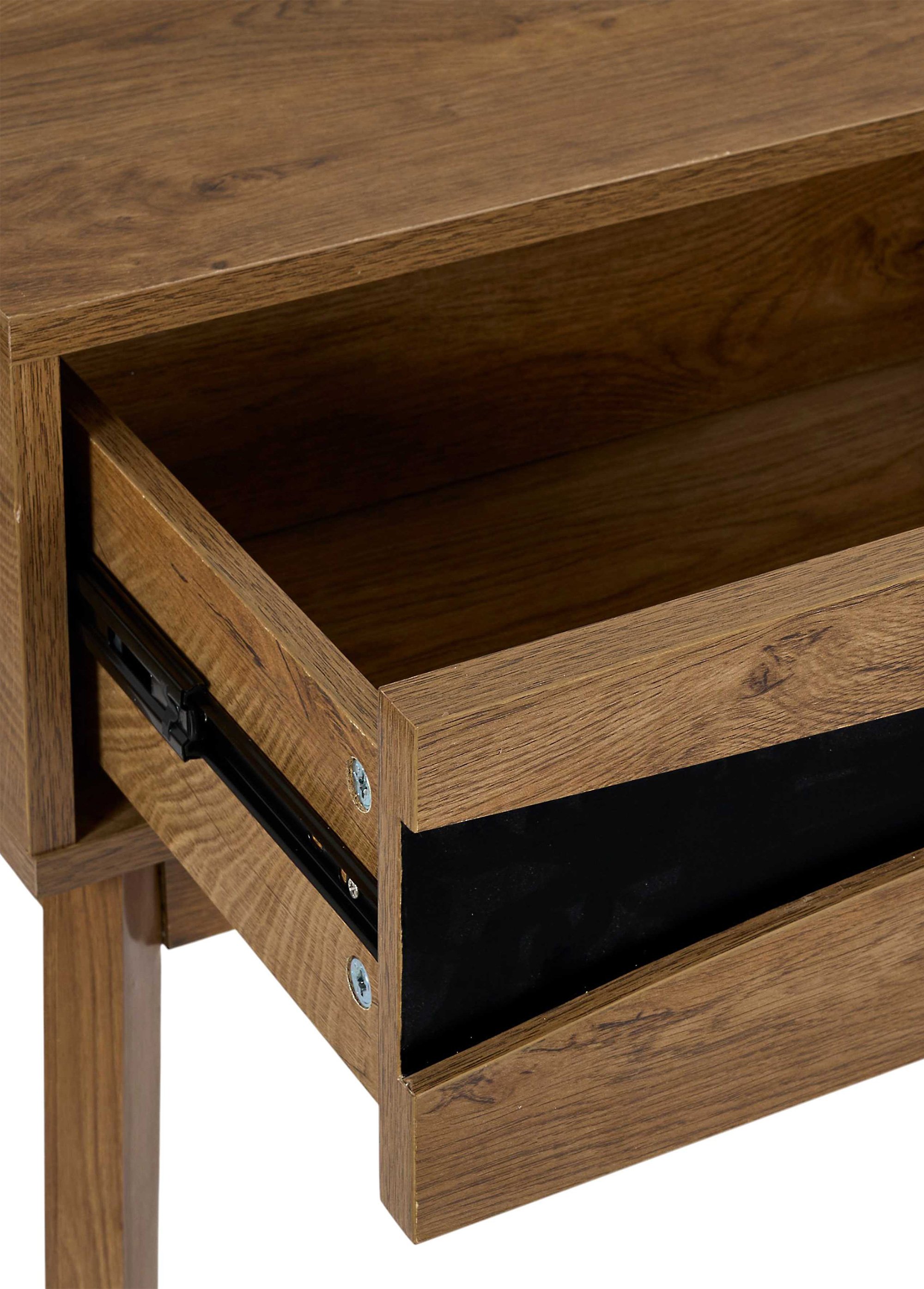 Console authentique 2 tiroirs HERITAGE MARRON CMP-HD7923 DE2