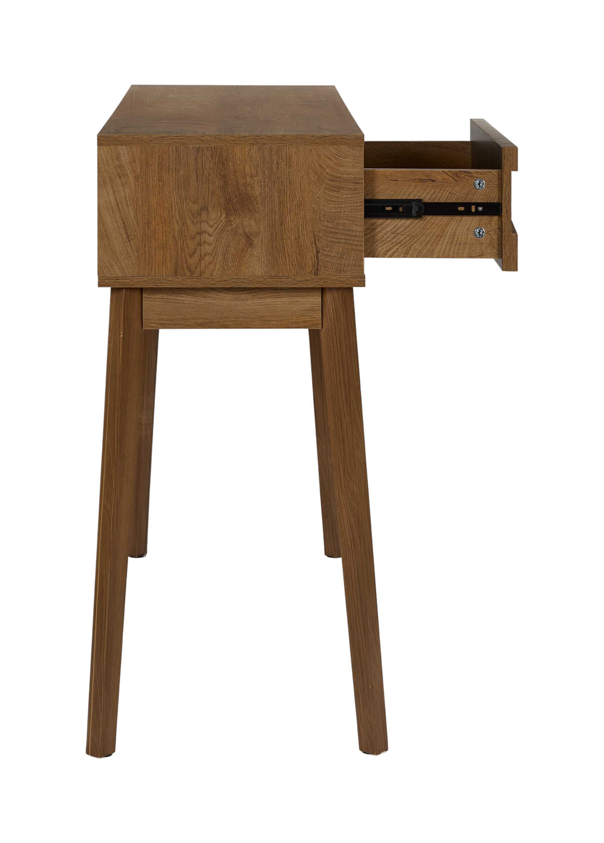 Console authentique 2 tiroirs HERITAGE MARRON CMP-HD7923 DR1