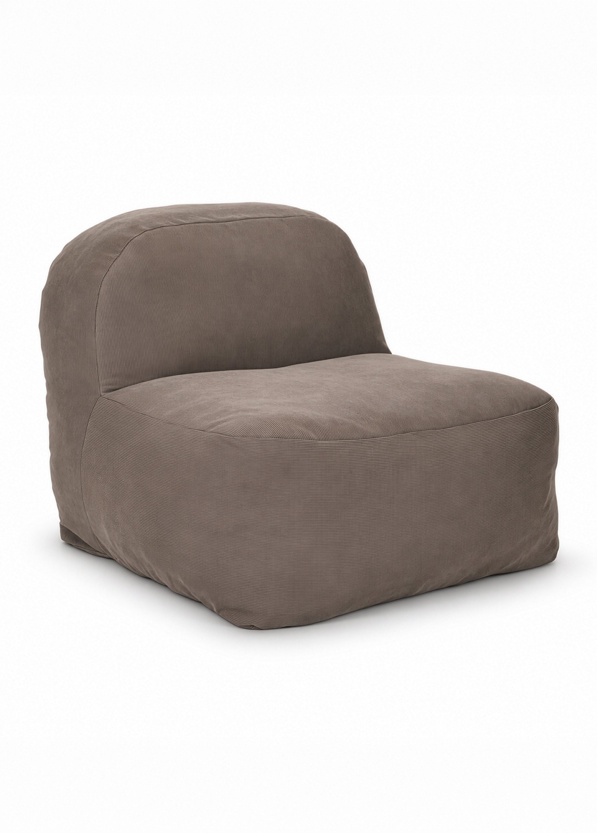 Fauteuil sous vide en velours JULES MARRON CMP-HD7899 FA1