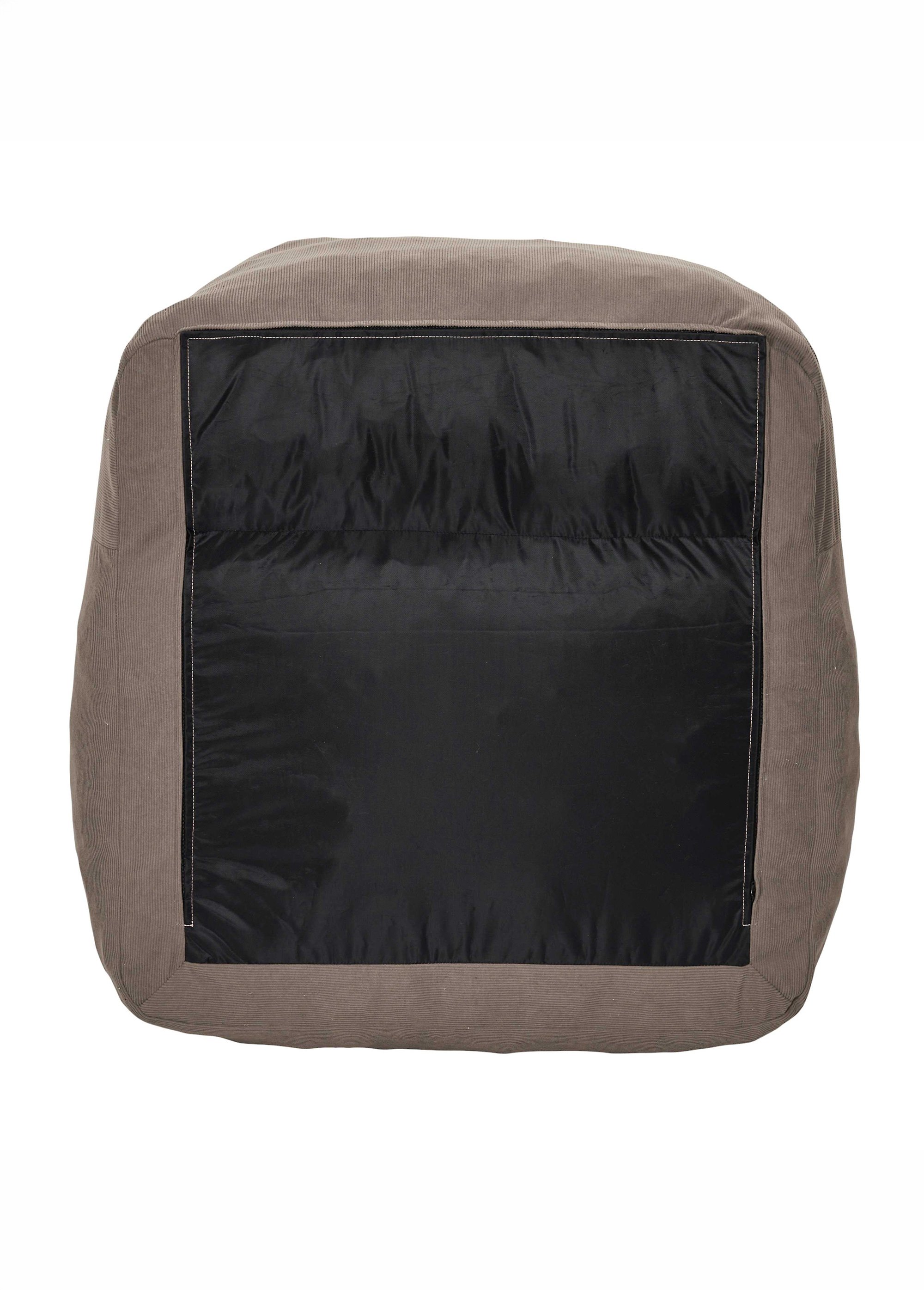 Fauteuil sous vide en velours JULES MARRON CMP-HD7899 UN1