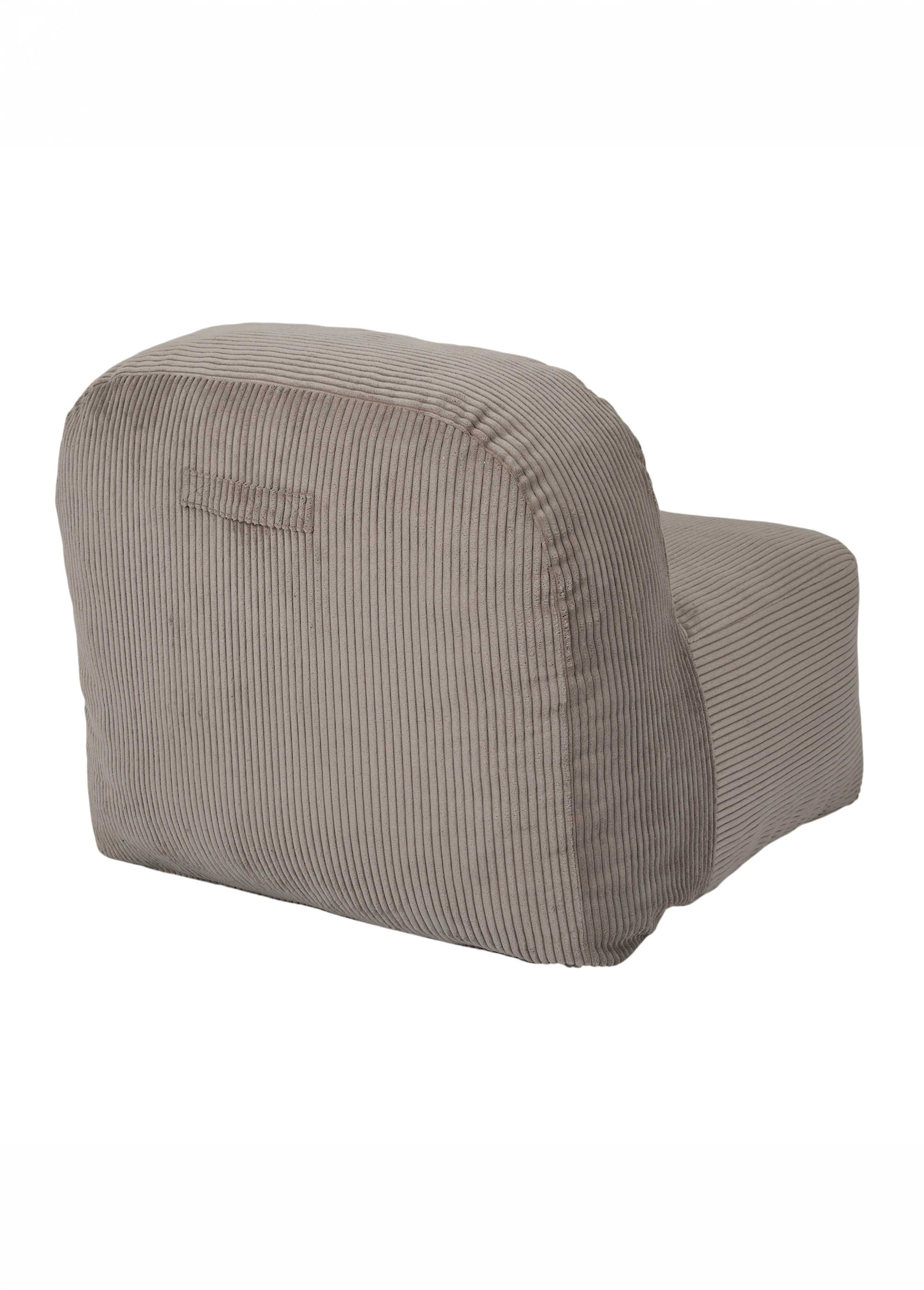 Fauteuil sous vide velours cotelé SCOTT MARRON CMP-HD7901 DO1