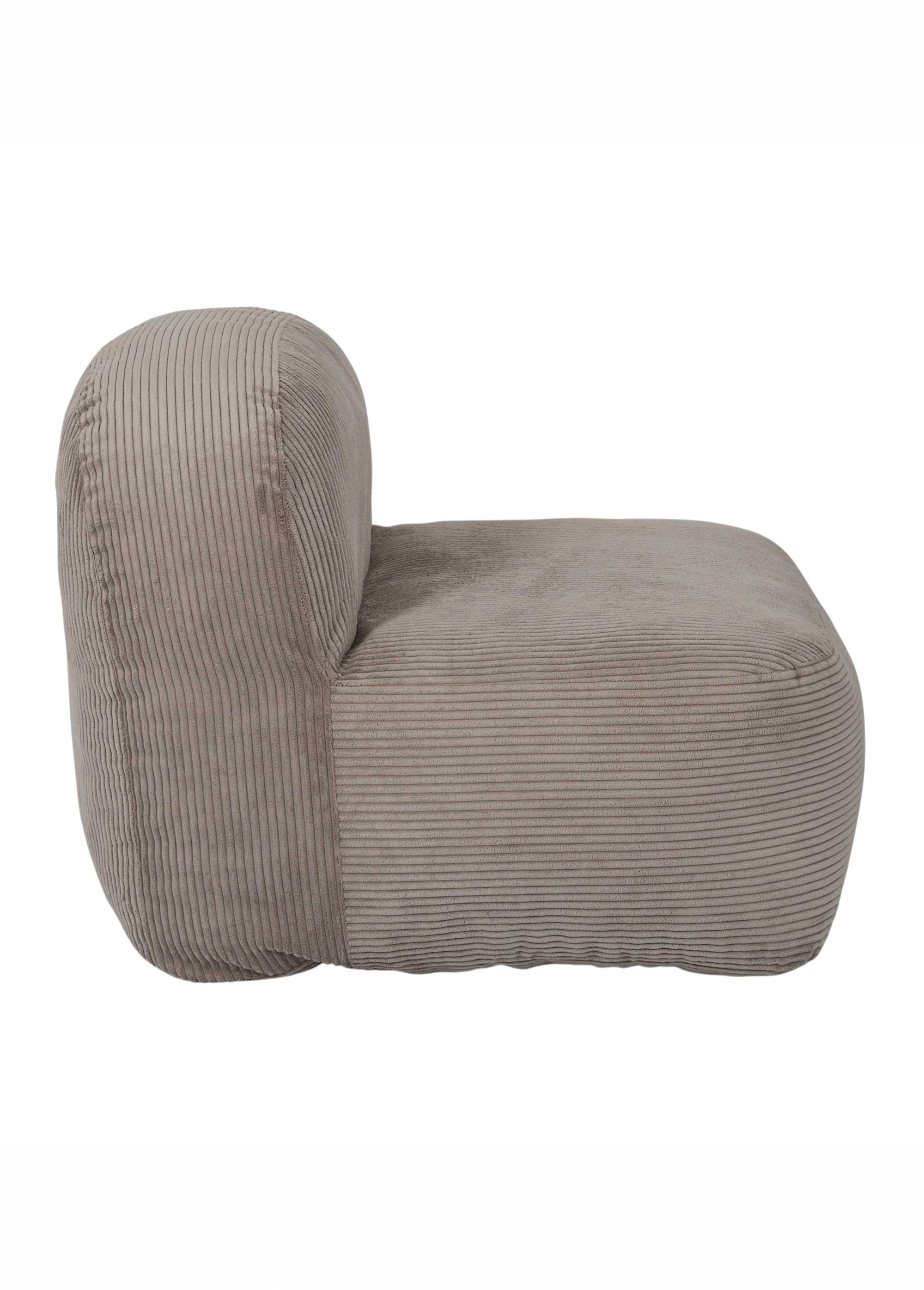 Fauteuil sous vide velours cotelé SCOTT MARRON CMP-HD7901 DR1