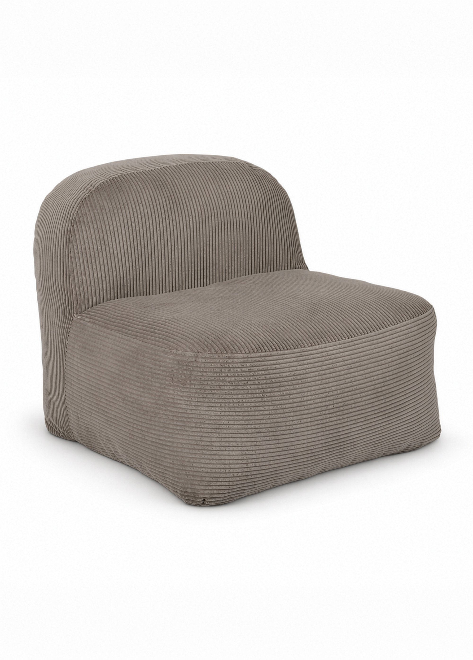 Fauteuil sous vide velours cotelé SCOTT MARRON CMP-HD7901 FA1