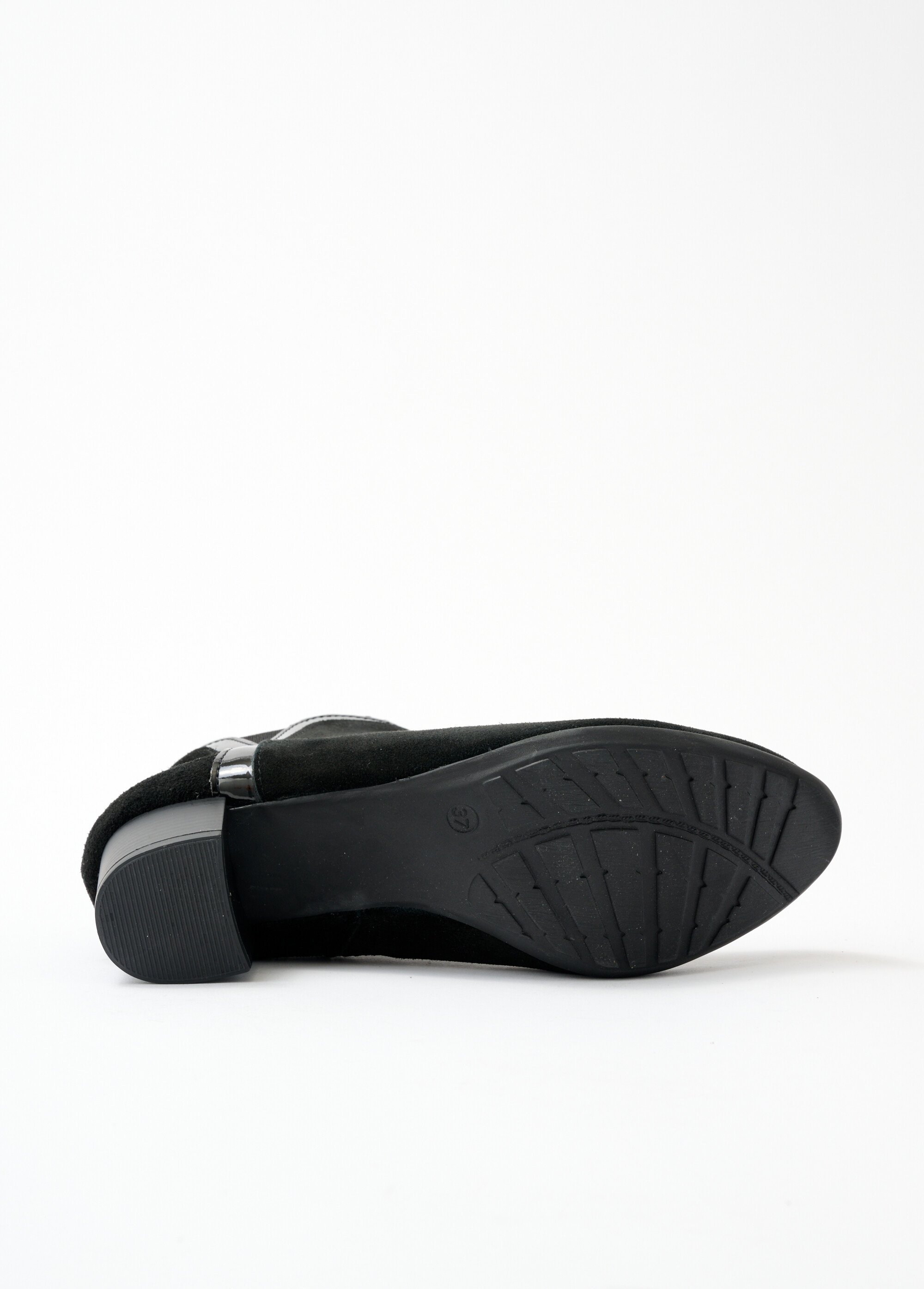 Low boots zippées largeur confort cuir Femme Noir OPIAZ UN1