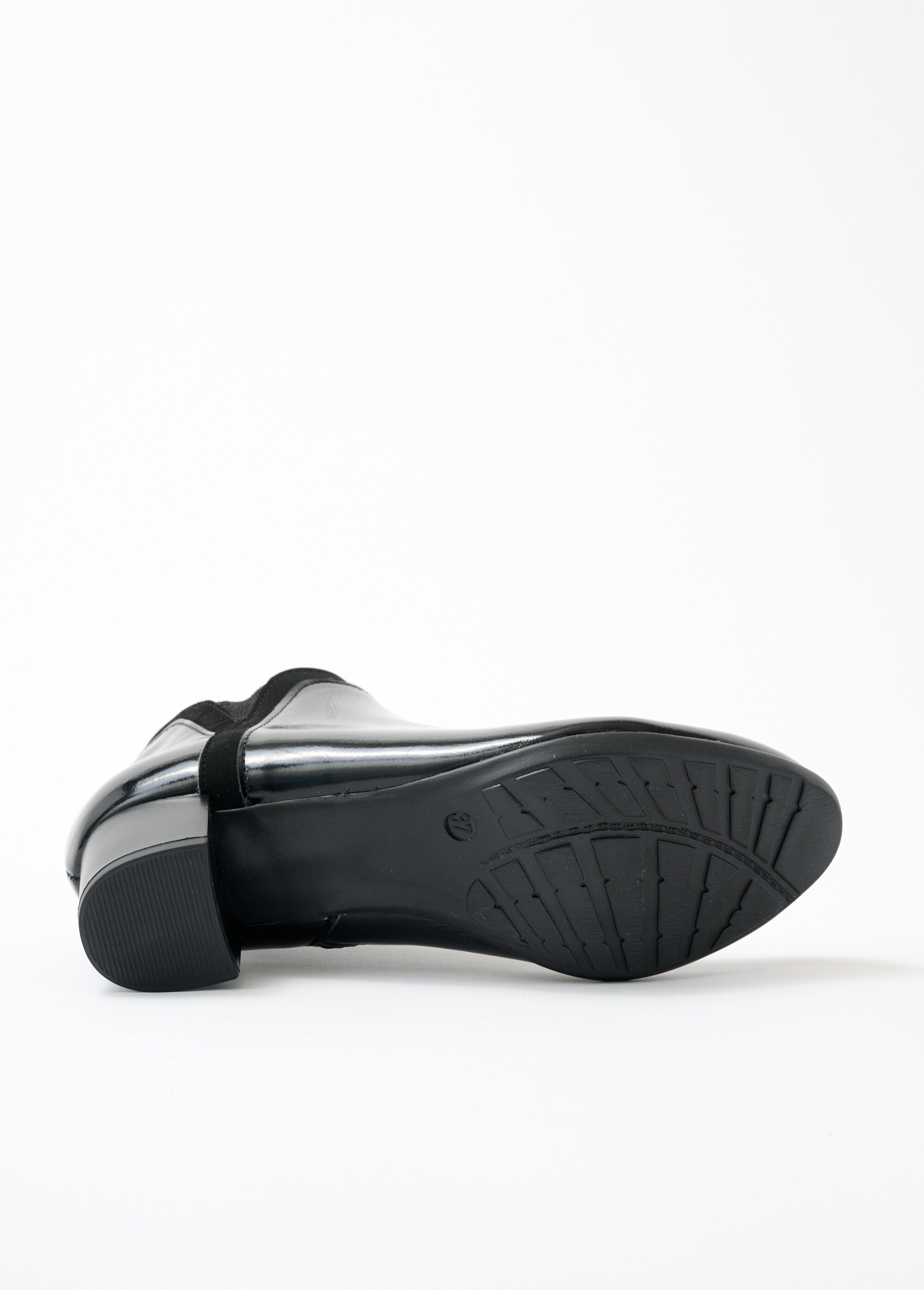 Low boots zippées largeur confort cuir Femme Noir OPIAZ UN1