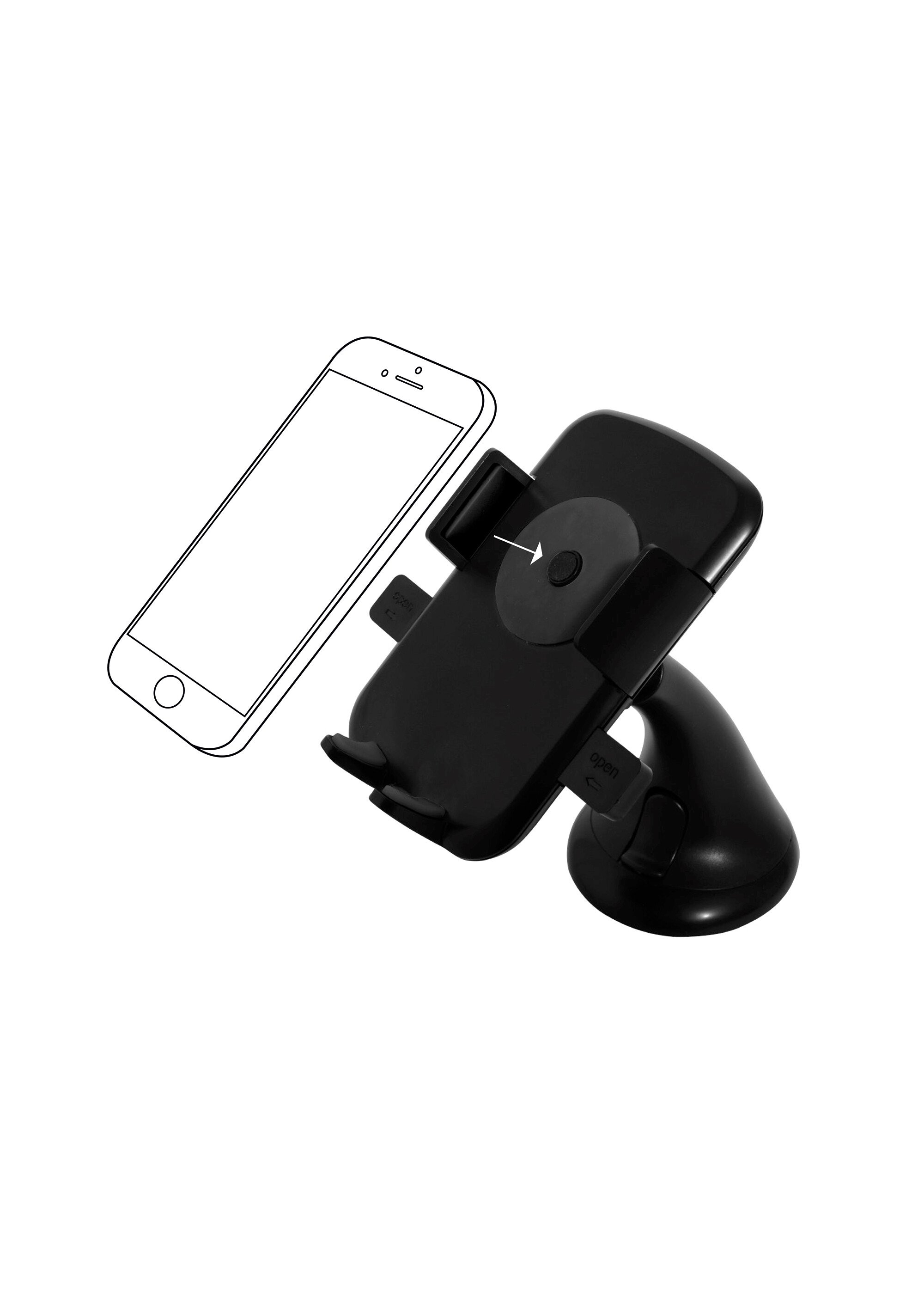 Support de voiture à ventouse pour mobiles