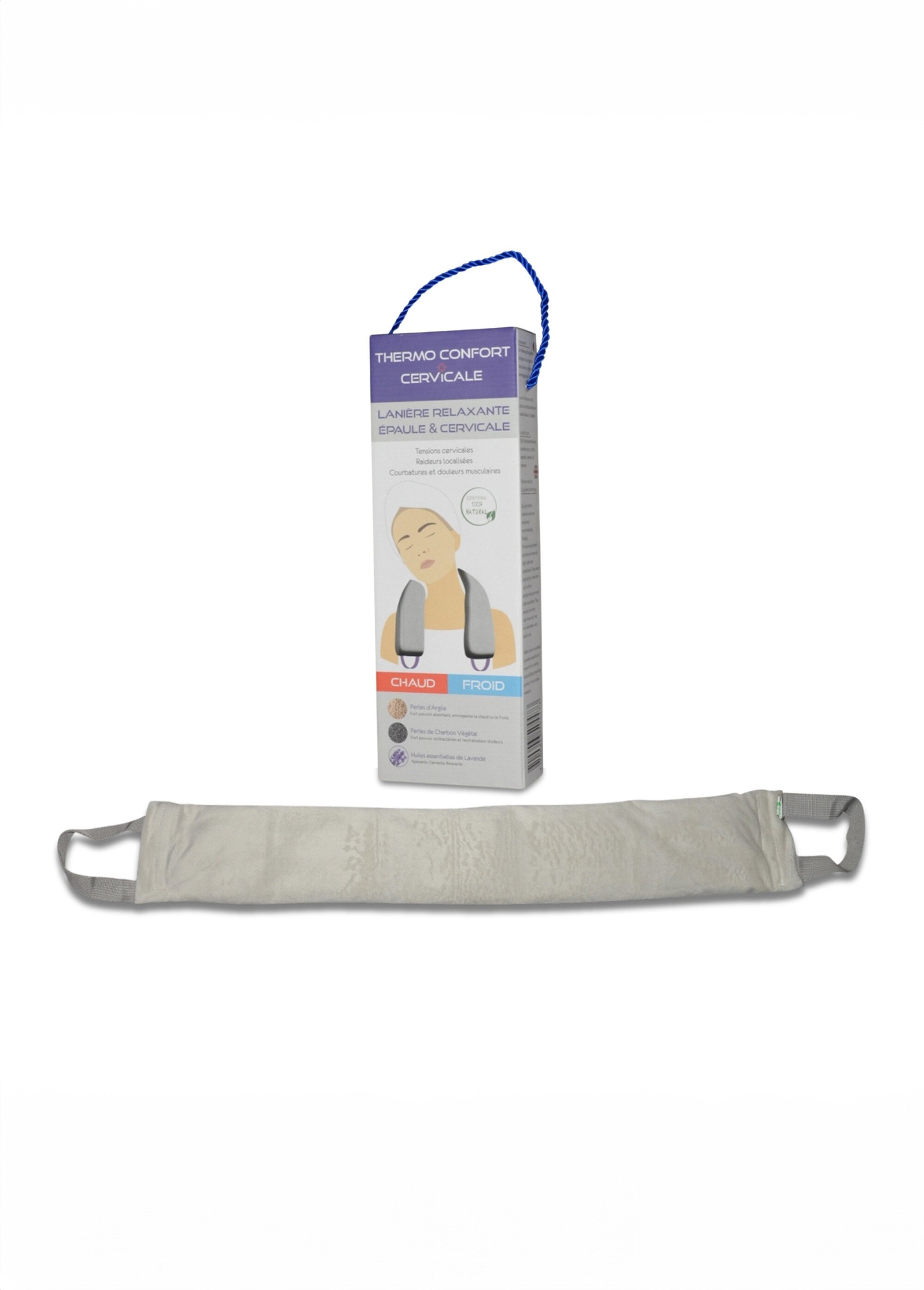 Bande relaxante épaules et cervicale Beige ZENCERVICALE DE2