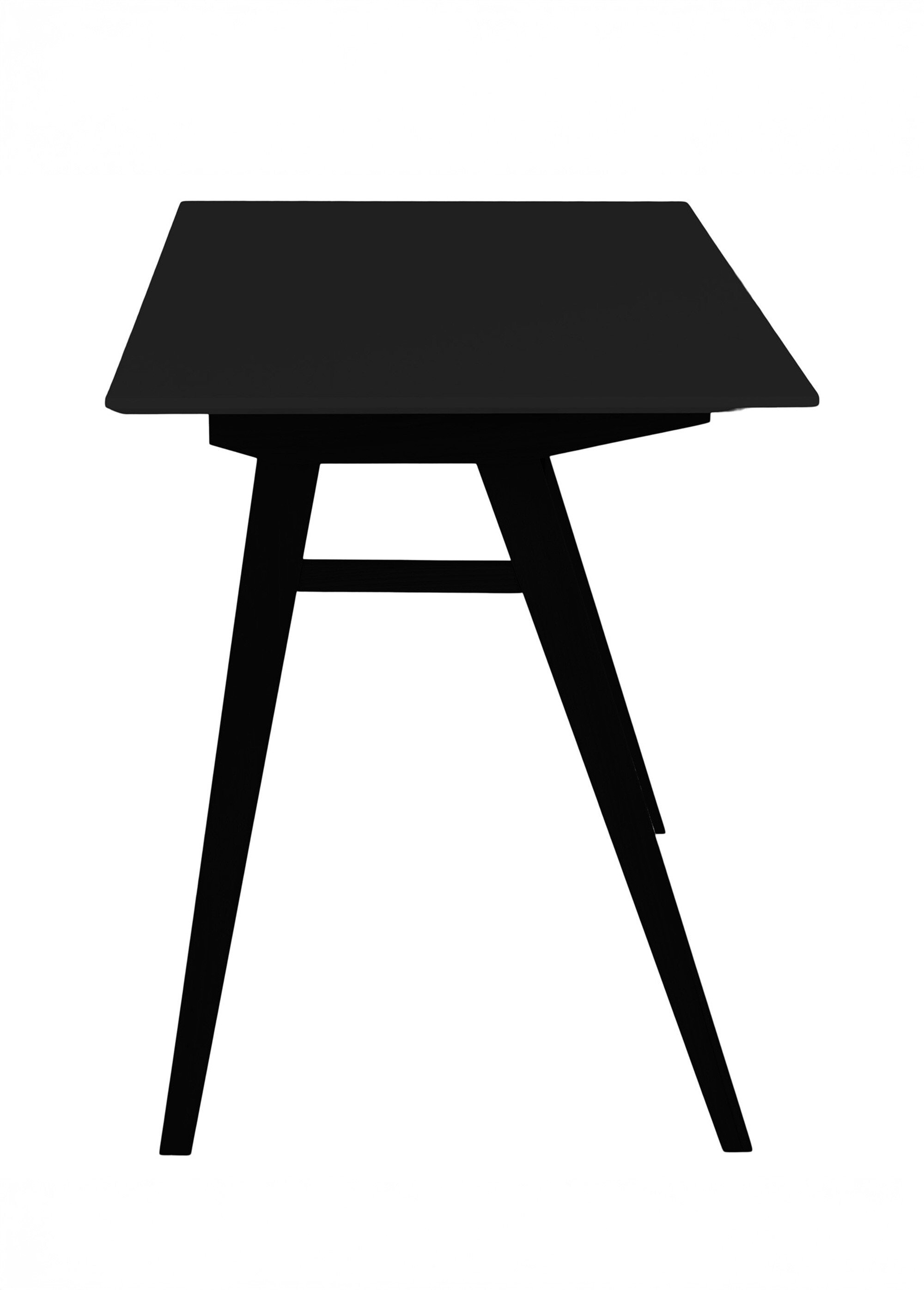 Bureau scandinave foncé, pieds compas NOIR HN-2402022 DE2