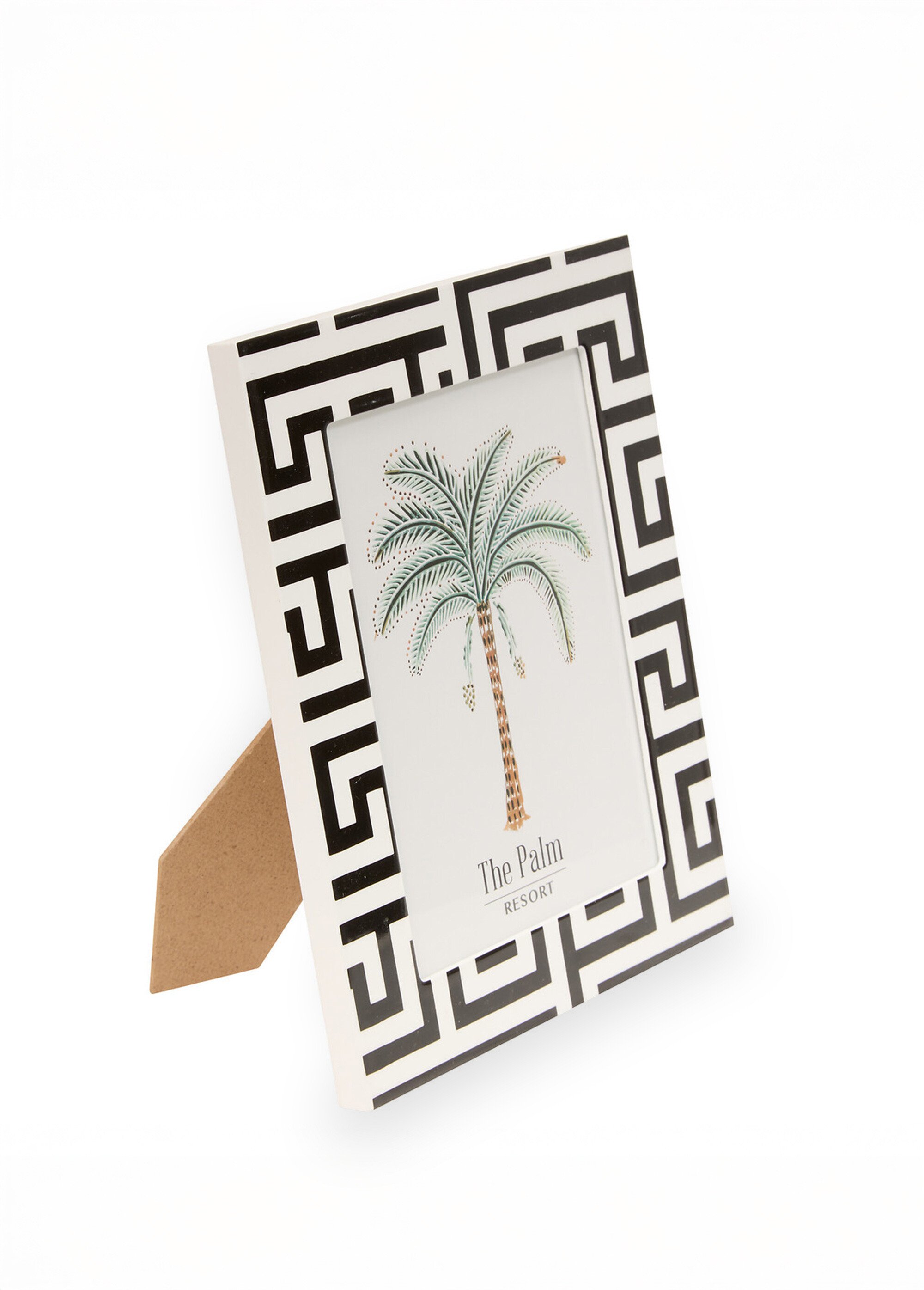 Cadre à poser, contour motif géométrique Noir JJA-213819 FA1