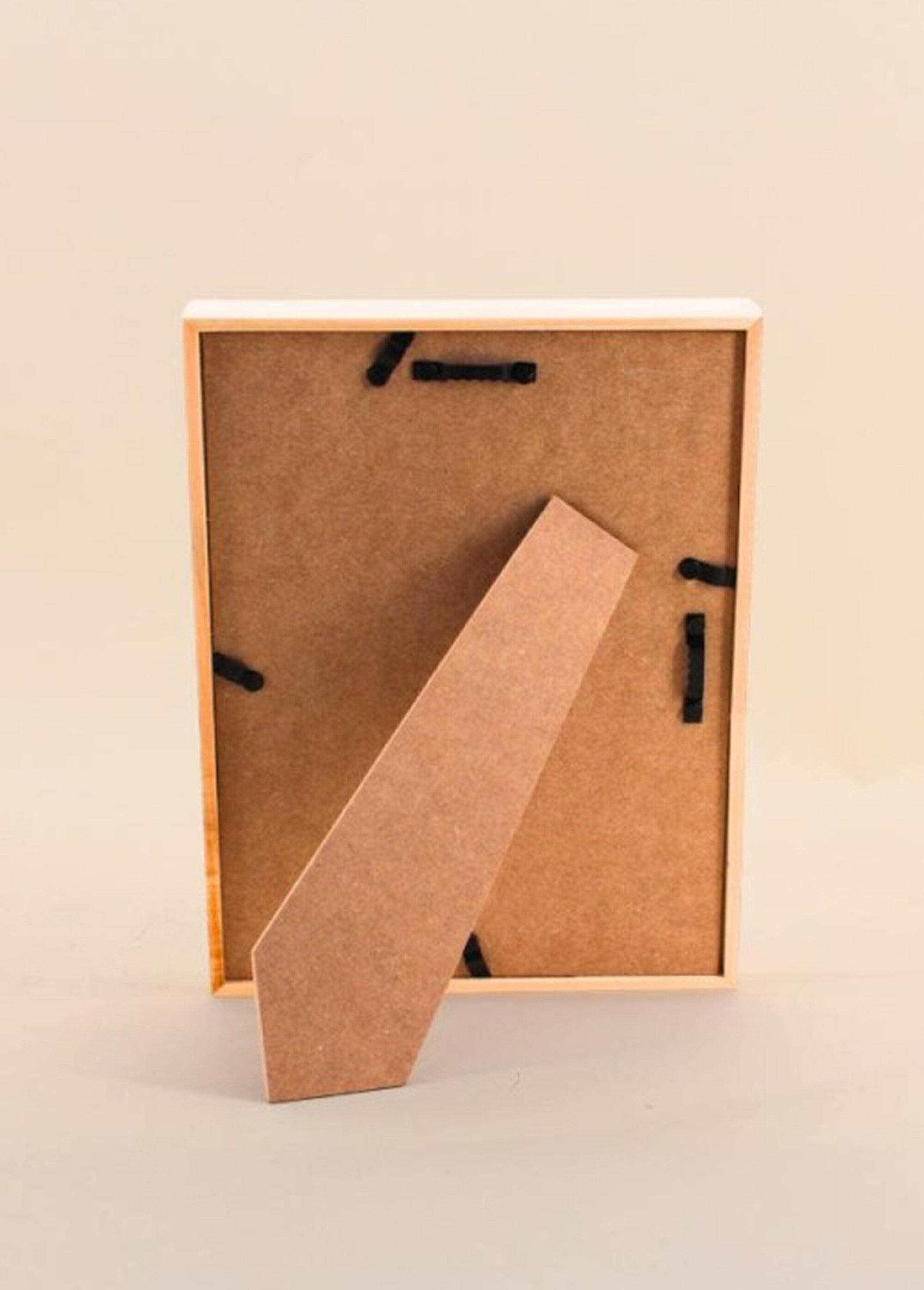 Cadre photo 18x24cm en bois certifié V2 Beige NOR-3614 DO1