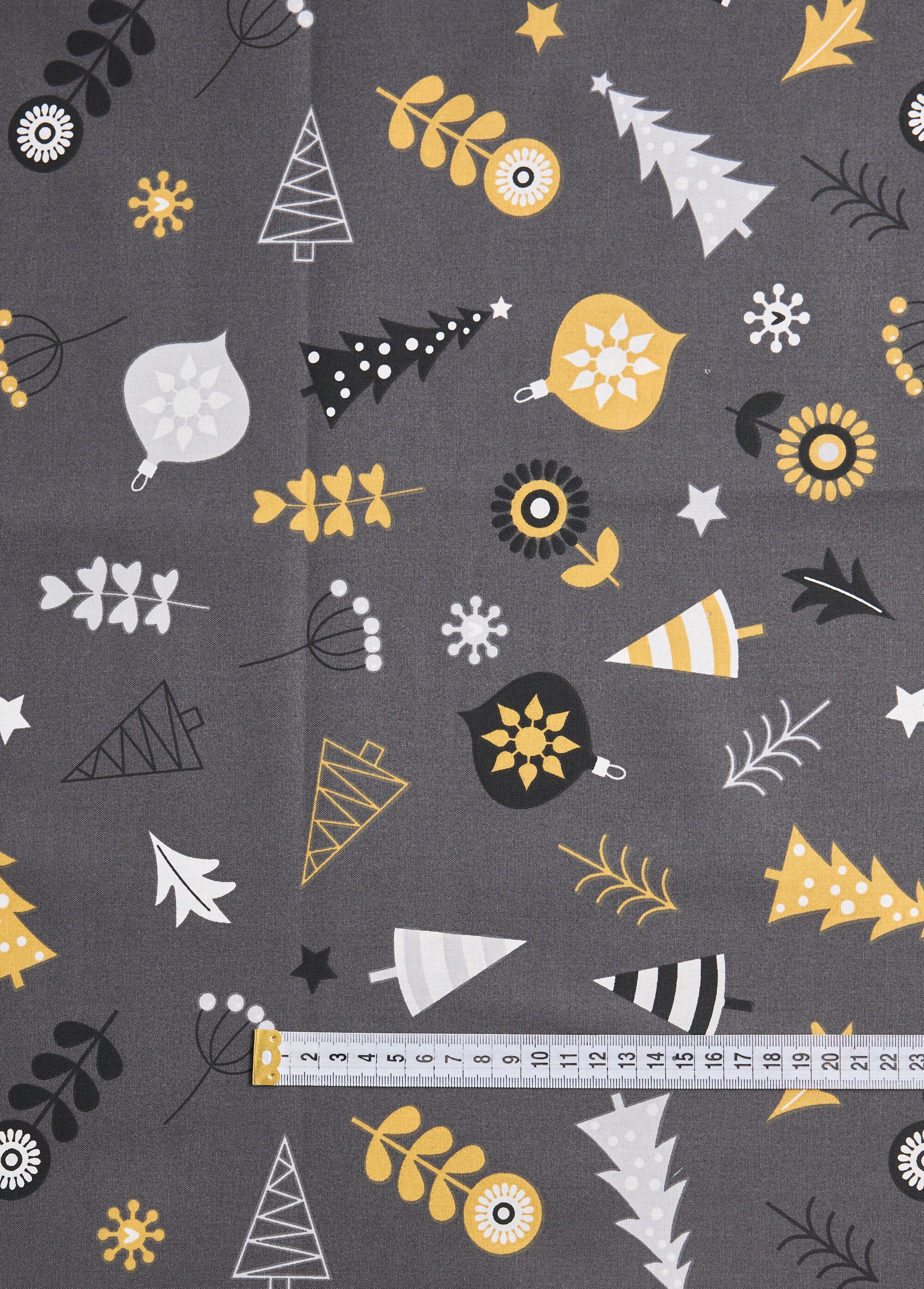 Coupon tissu déco Fêtes de fin d'année 1G