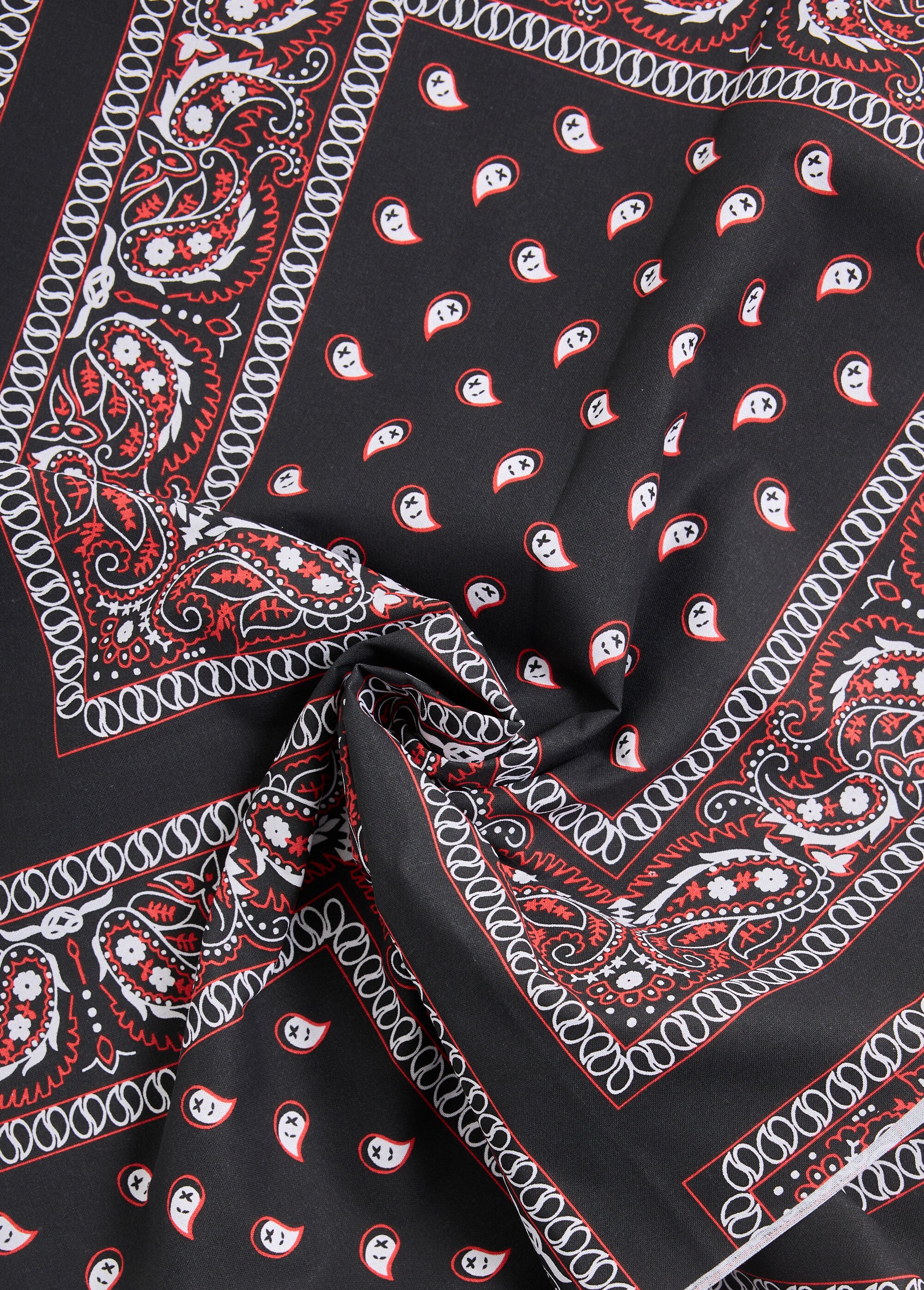 Coupon tissu imprimé bandana