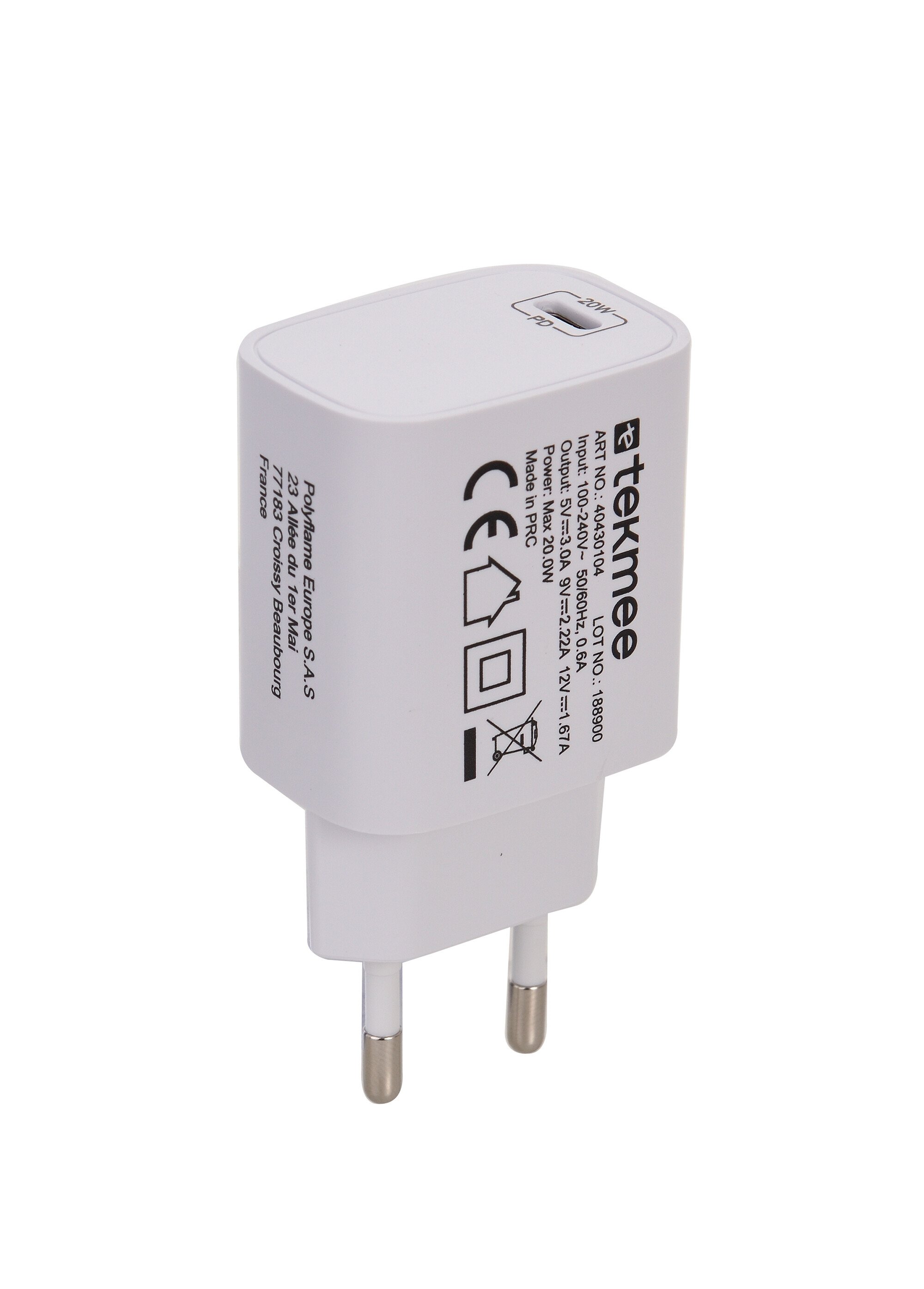 Chargeur rapide pour mobile iPhone + câble