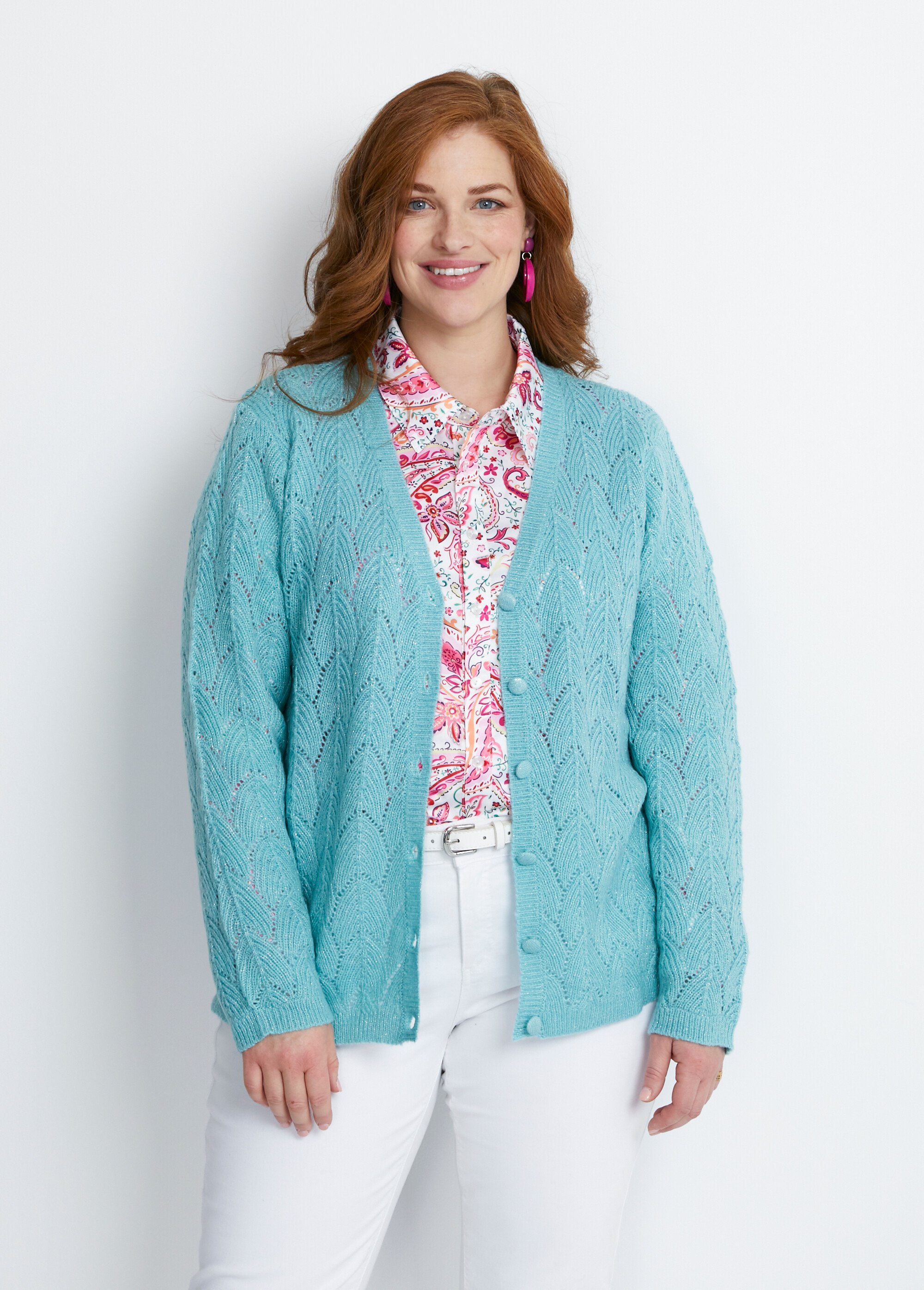 Gilet boutonné avec fibres recyclées