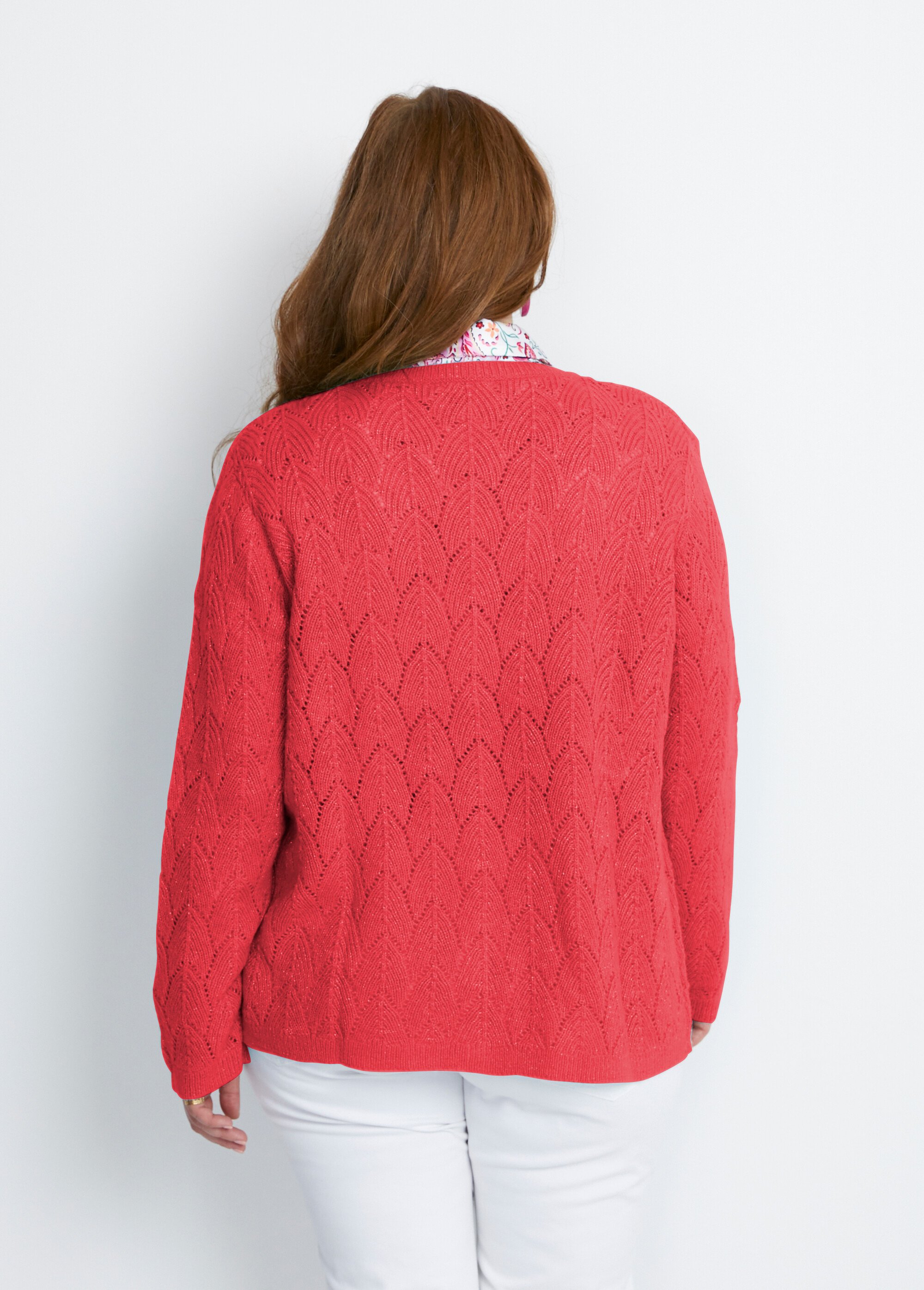 Gilet boutonné avec fibres recyclées