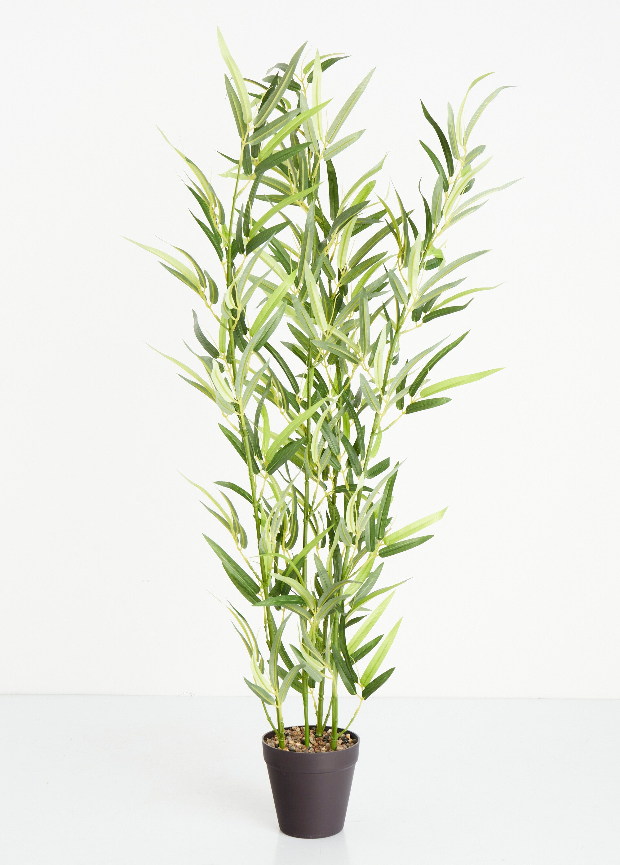 Grande plante artificielle Bambou + pot