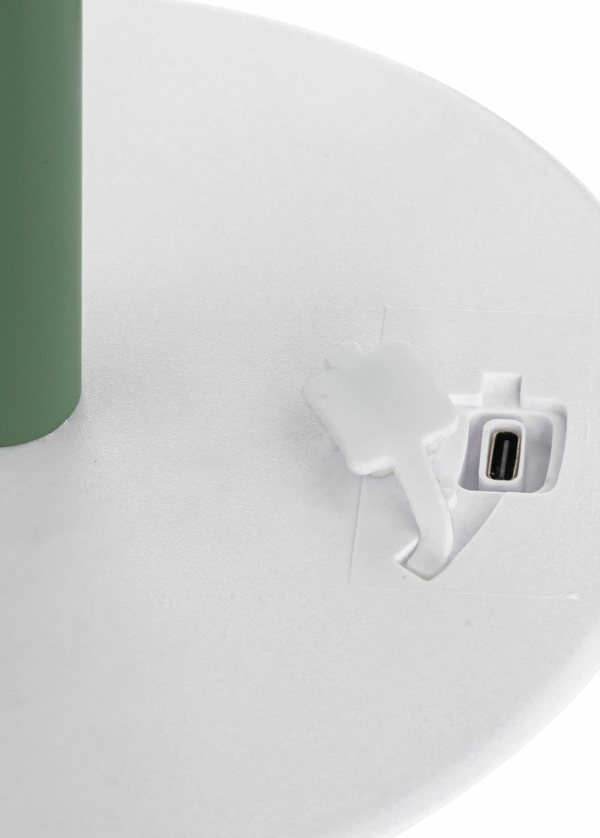 Lampadaire USB d'extérieur, pied acier VERT JJA-200079 DE2