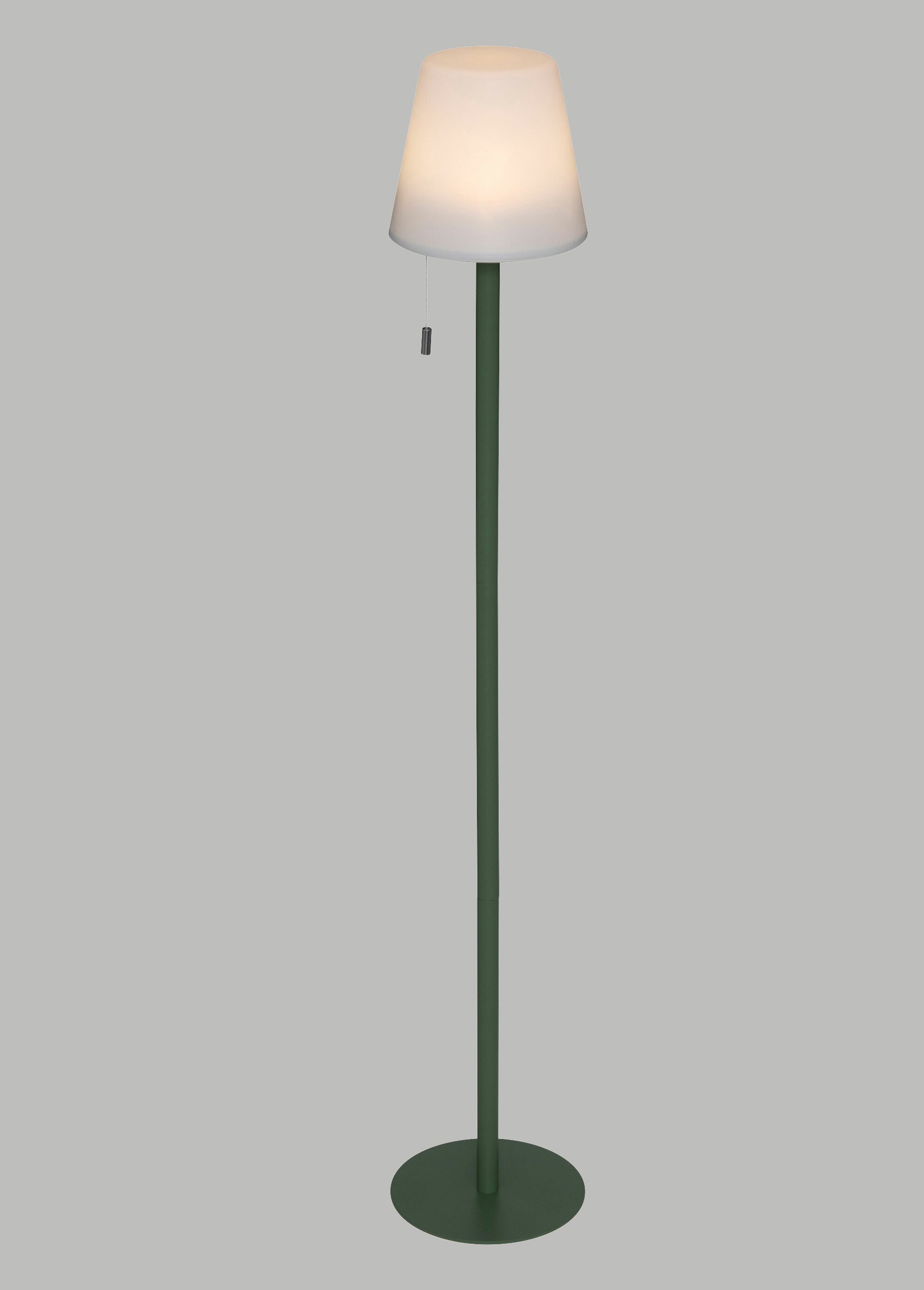 Lampadaire USB d'extérieur, pied acier VERT JJA-200079 SI3