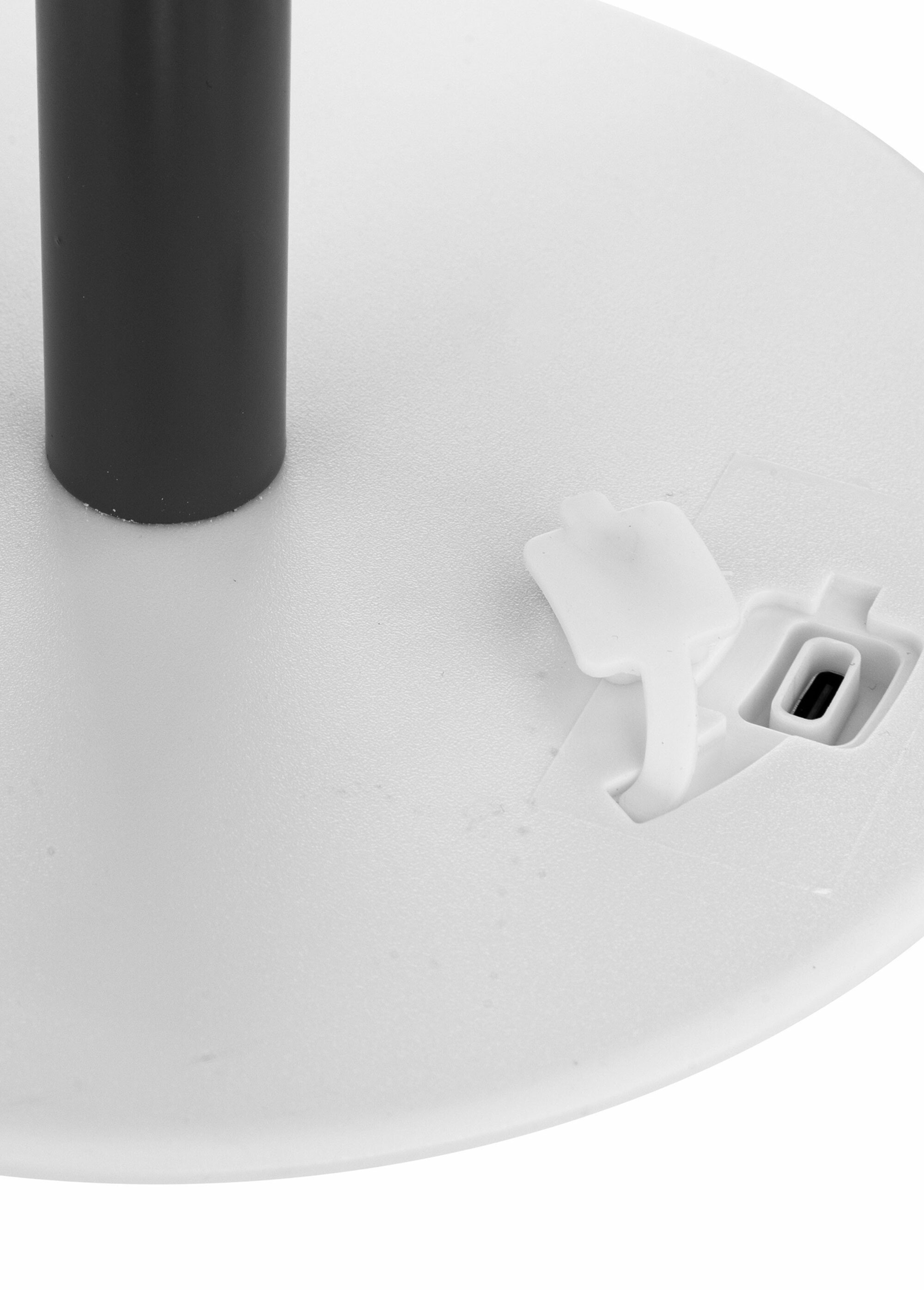 Lampadaire USB d'extérieur, pied acier GRIS JJA-200079 DE2