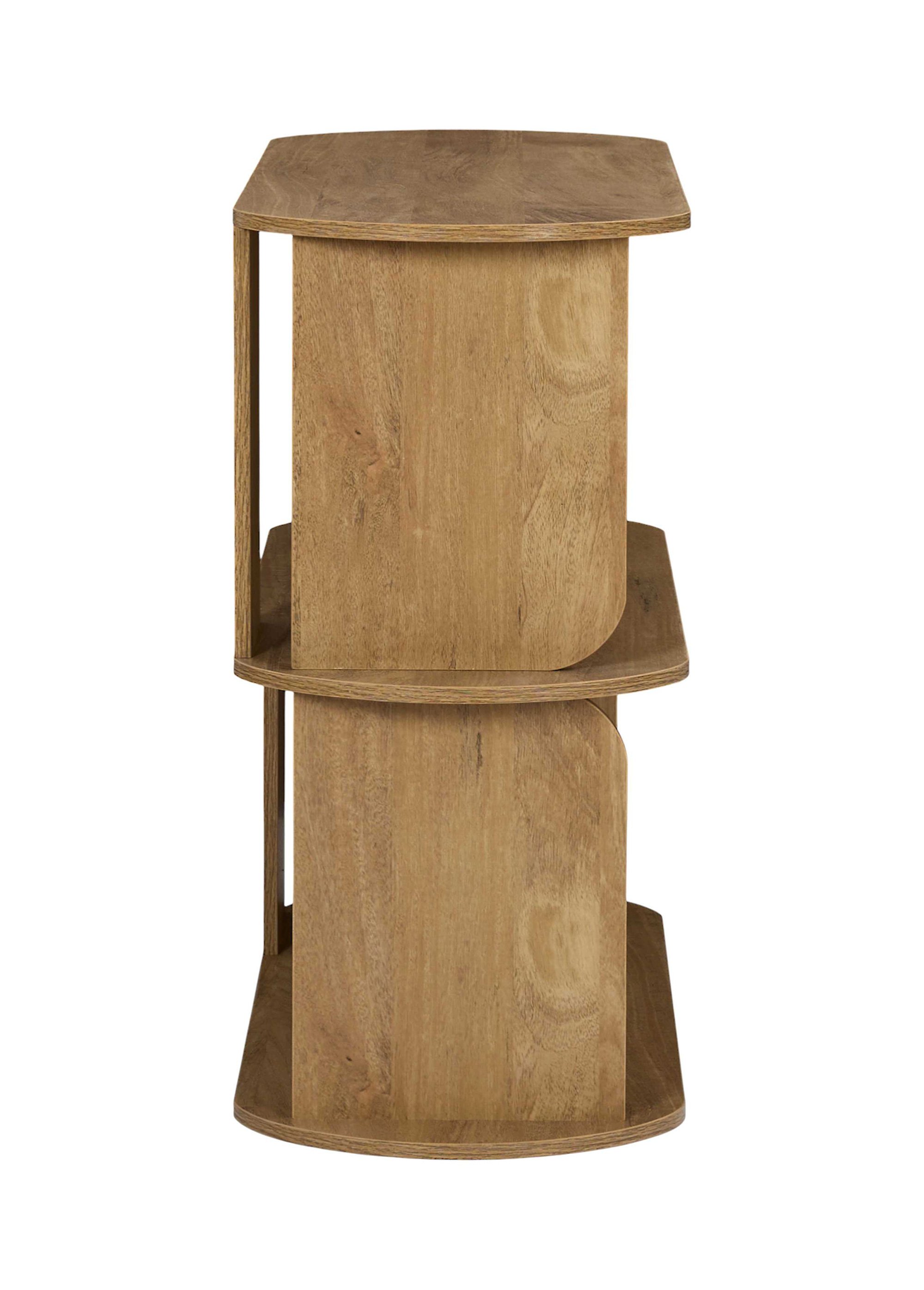 Meuble 4 cases arrondies bois HERITAGE MARRON CMP-HD7907 DR1