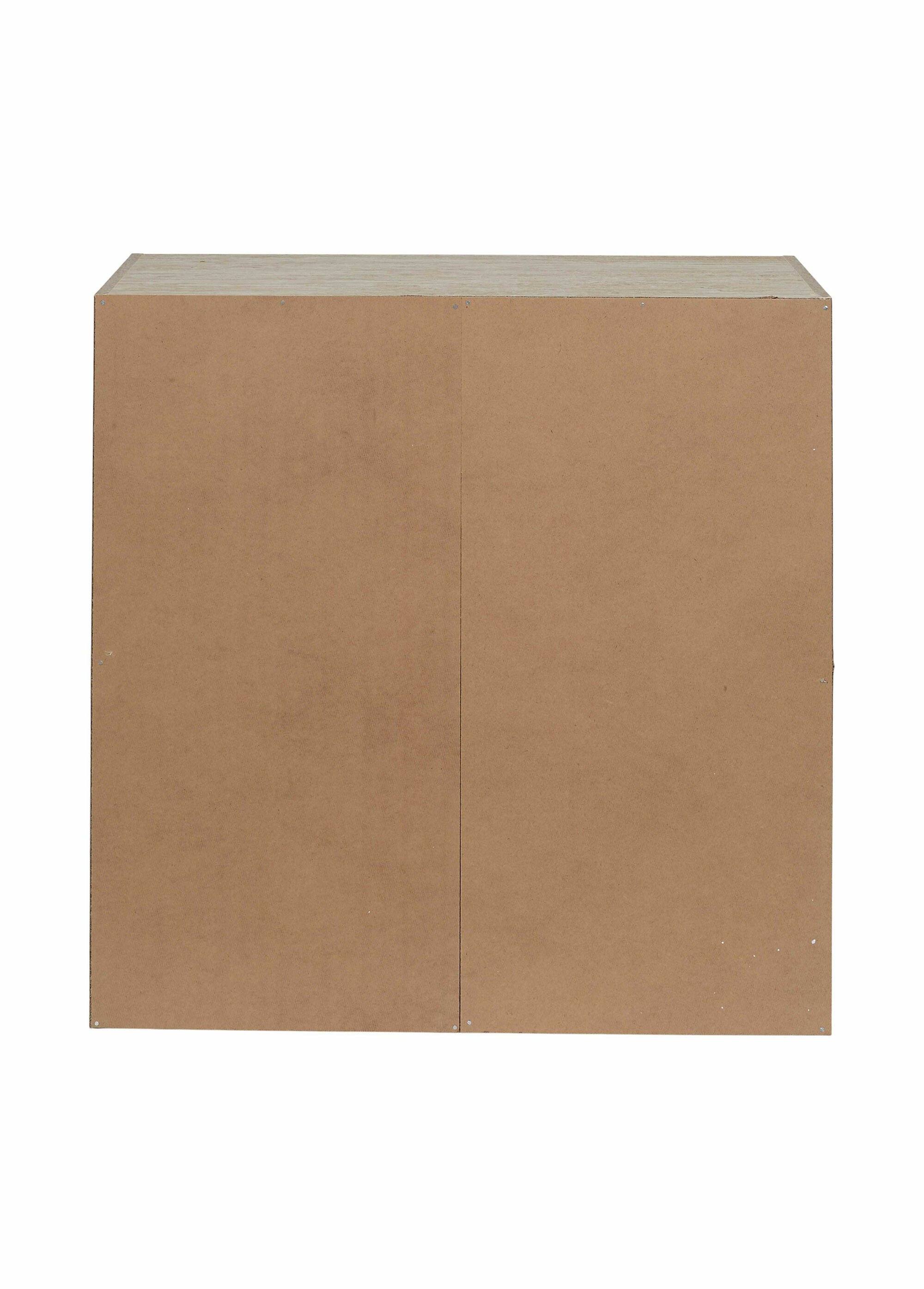 Meuble rangement 4 cases, effet pierre