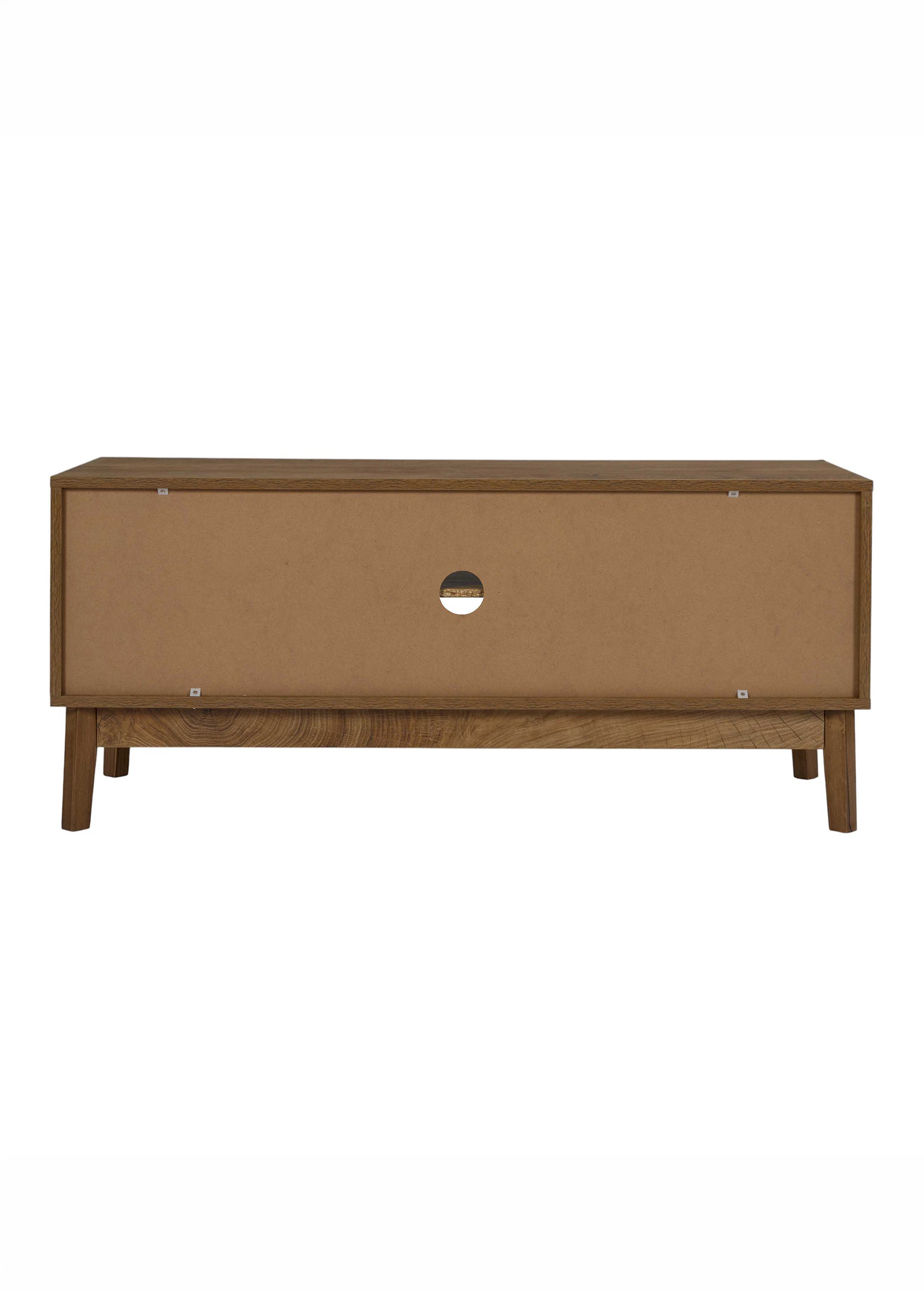 Meuble TV contemporain 2 portes FOREST MARRON CMP-HD7918 DO1