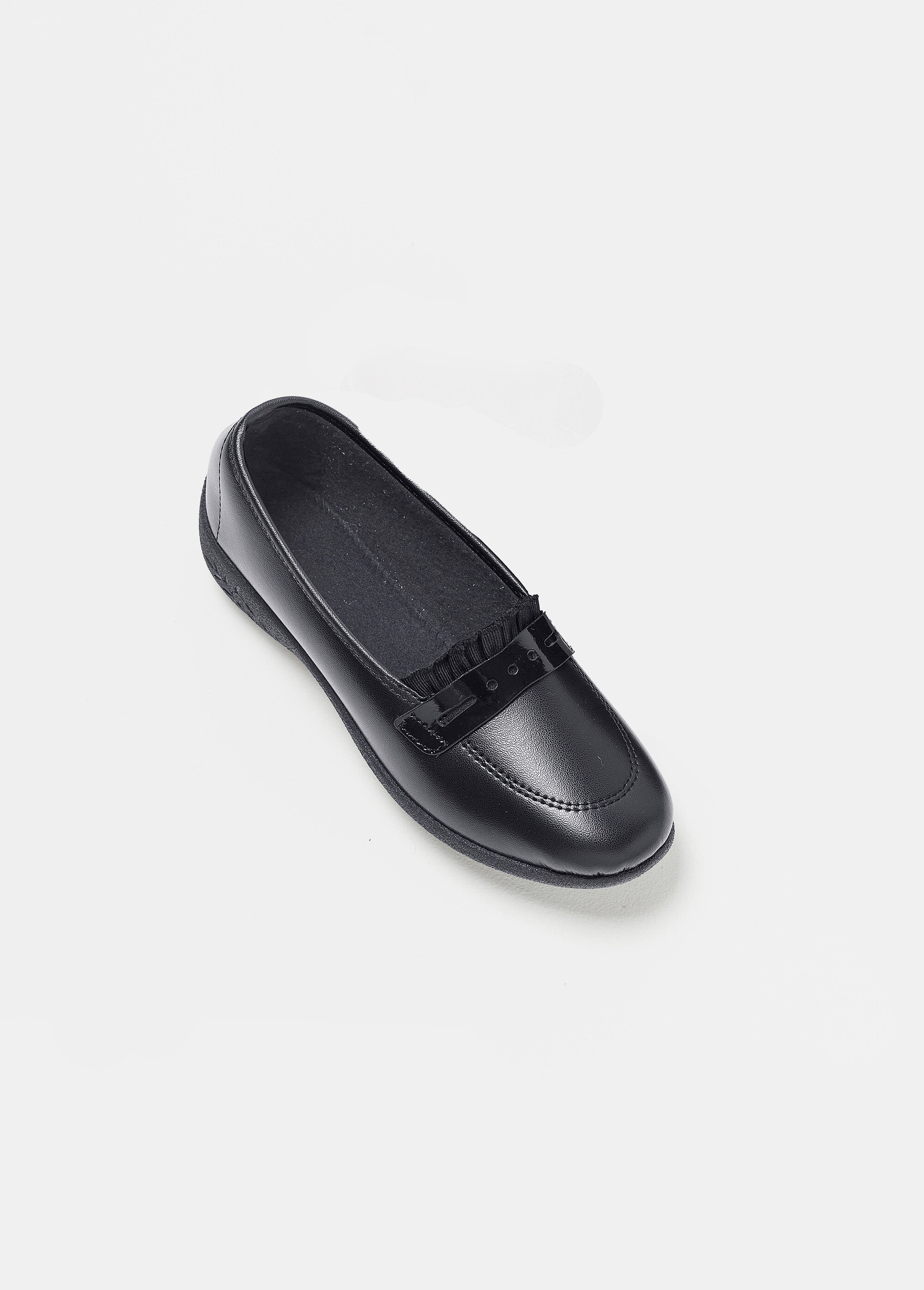 Mocassin cuir intérieur polaire