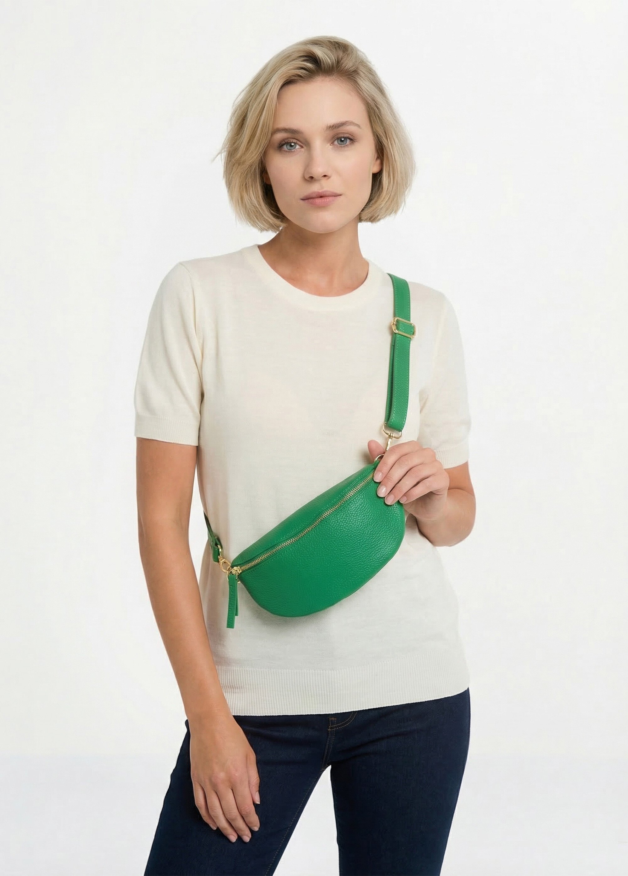 Sac Banane Large Et Extensible - Ceinture De Course Réglable Pour Femme - Sac De Taille D Sac Banane Large Et Extensible - Ceinture De Course Réglable Pour Femme - Sac De Taille D