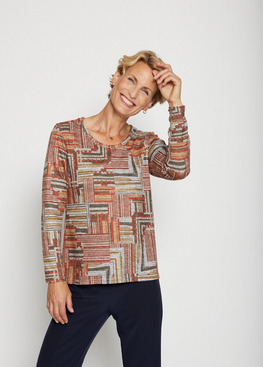 T-shirt imprimé graphique encolure ronde