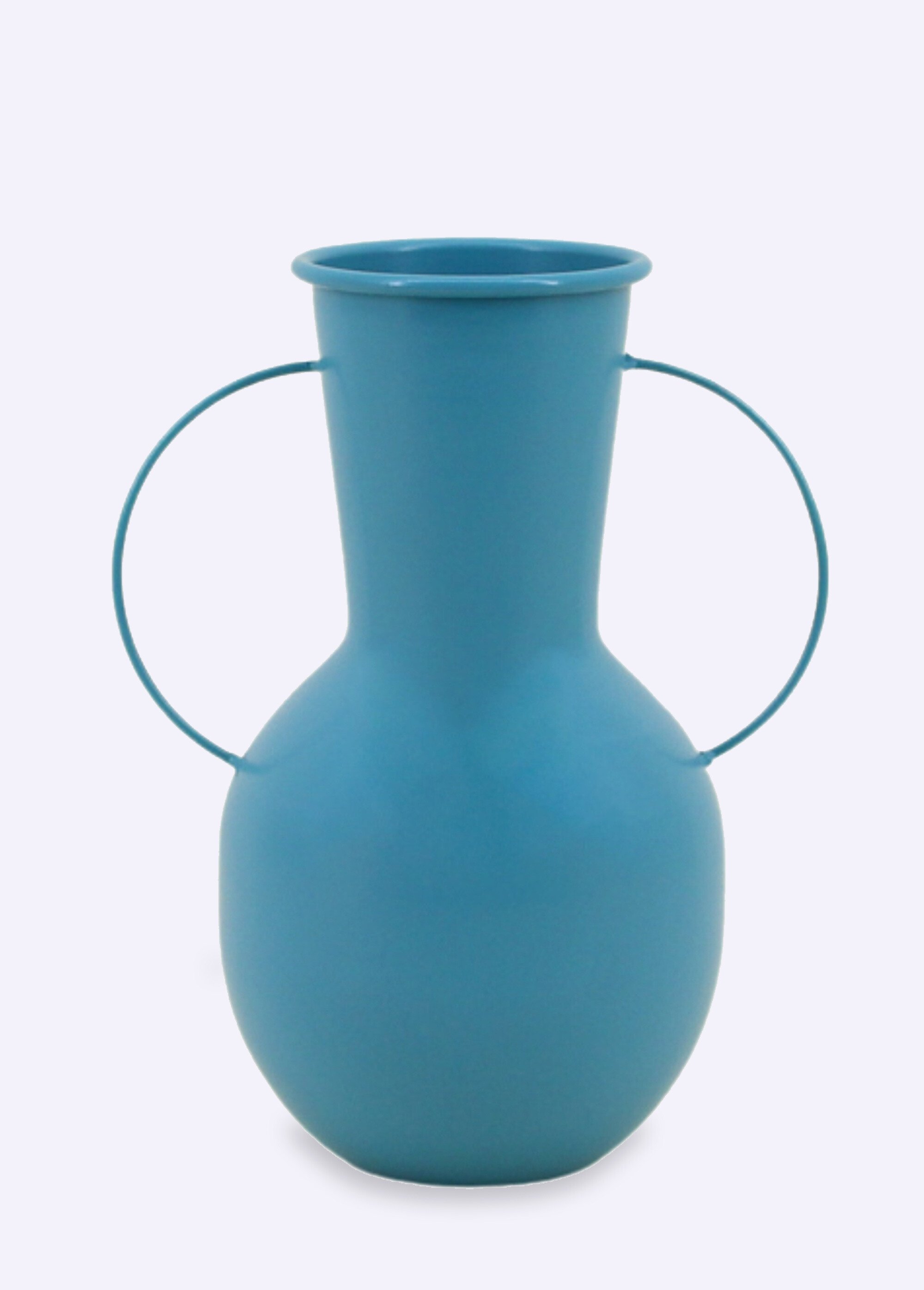 Vase décoratif stylisé avec anses Bleu NOR-23560 FA1