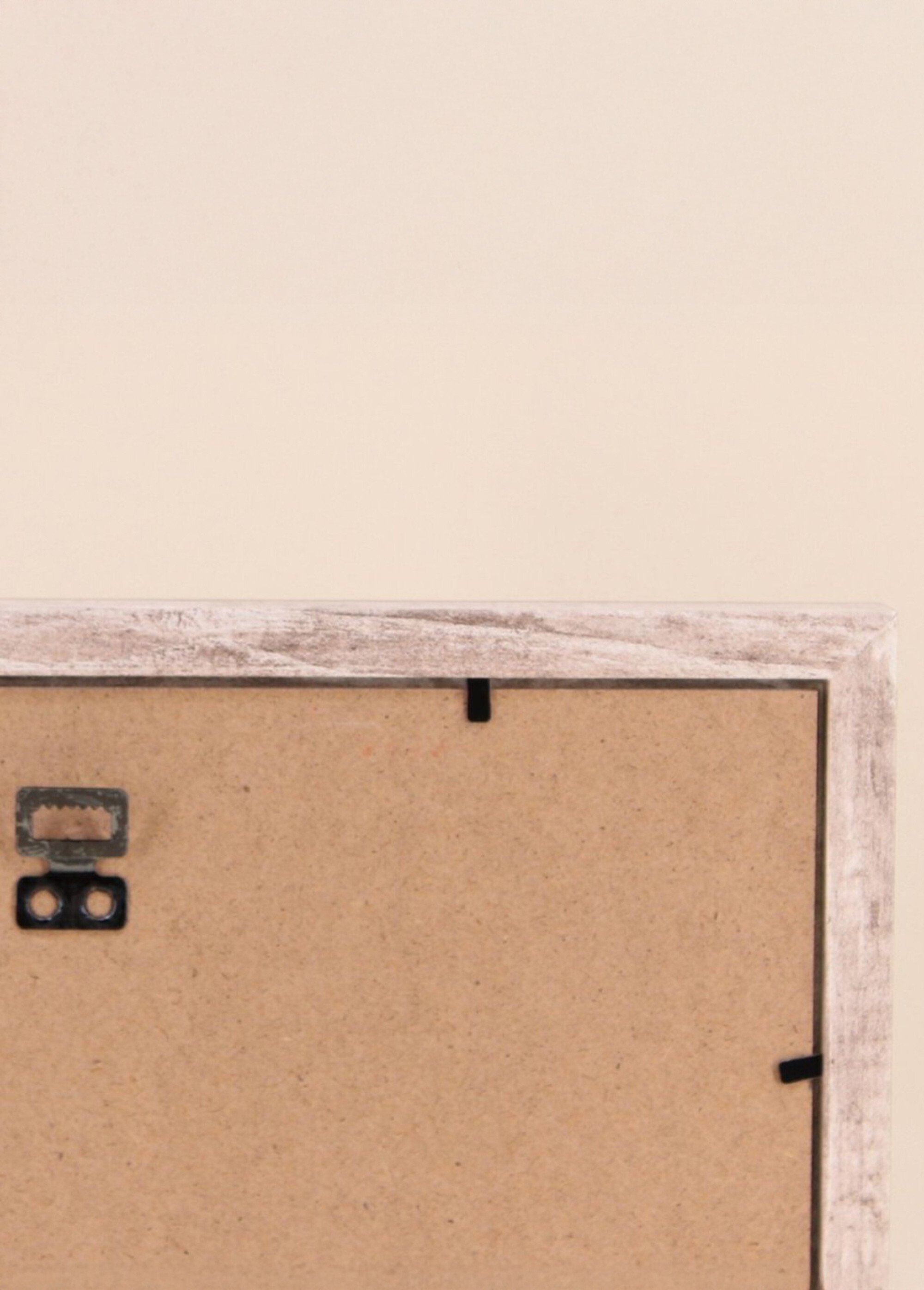 Cadre photo 3 vues effet caisse américaine Beige NOR-10637 DE2