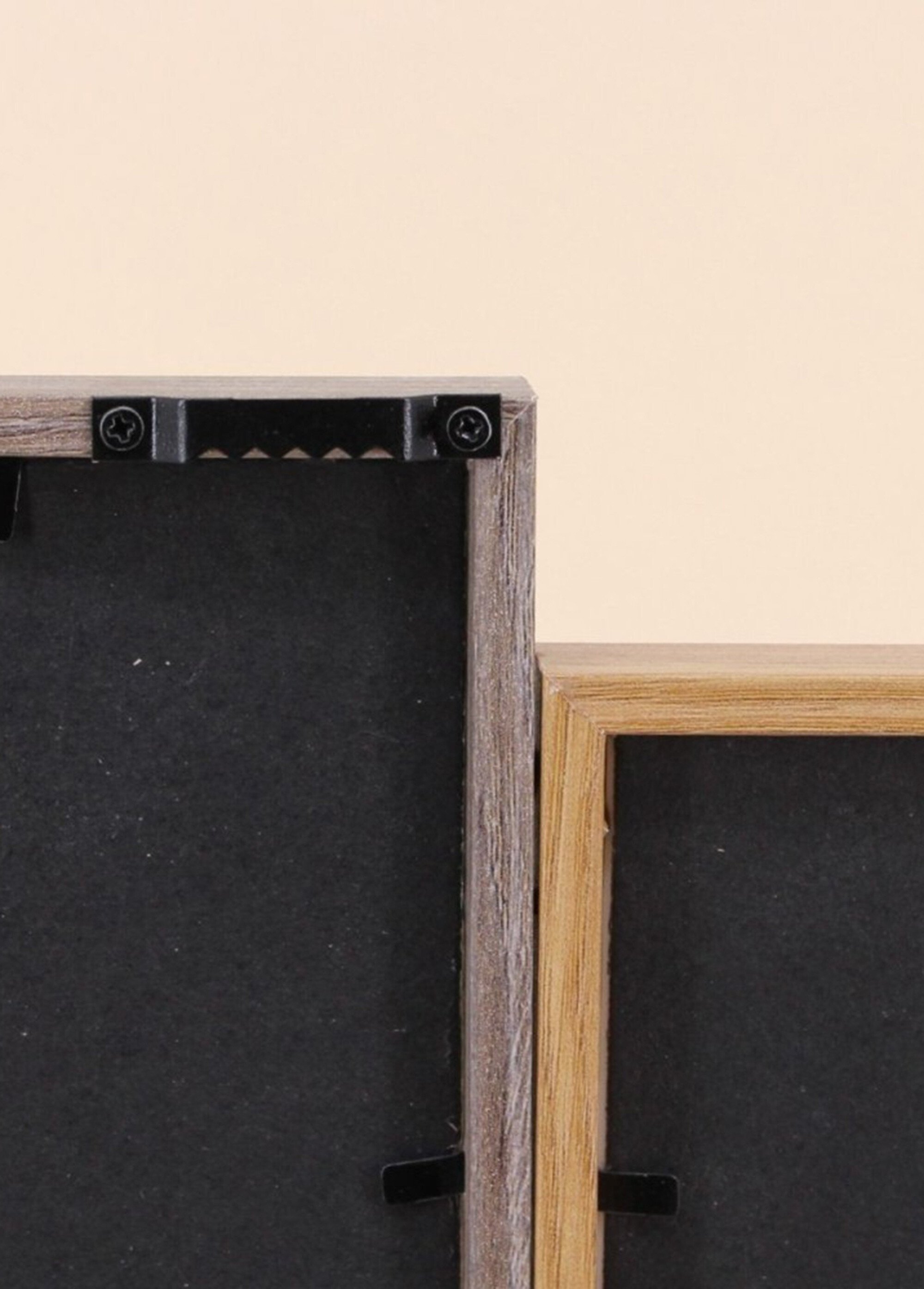 Cadre photo en bois pour 6 vues Beige NOR-28898 DE2