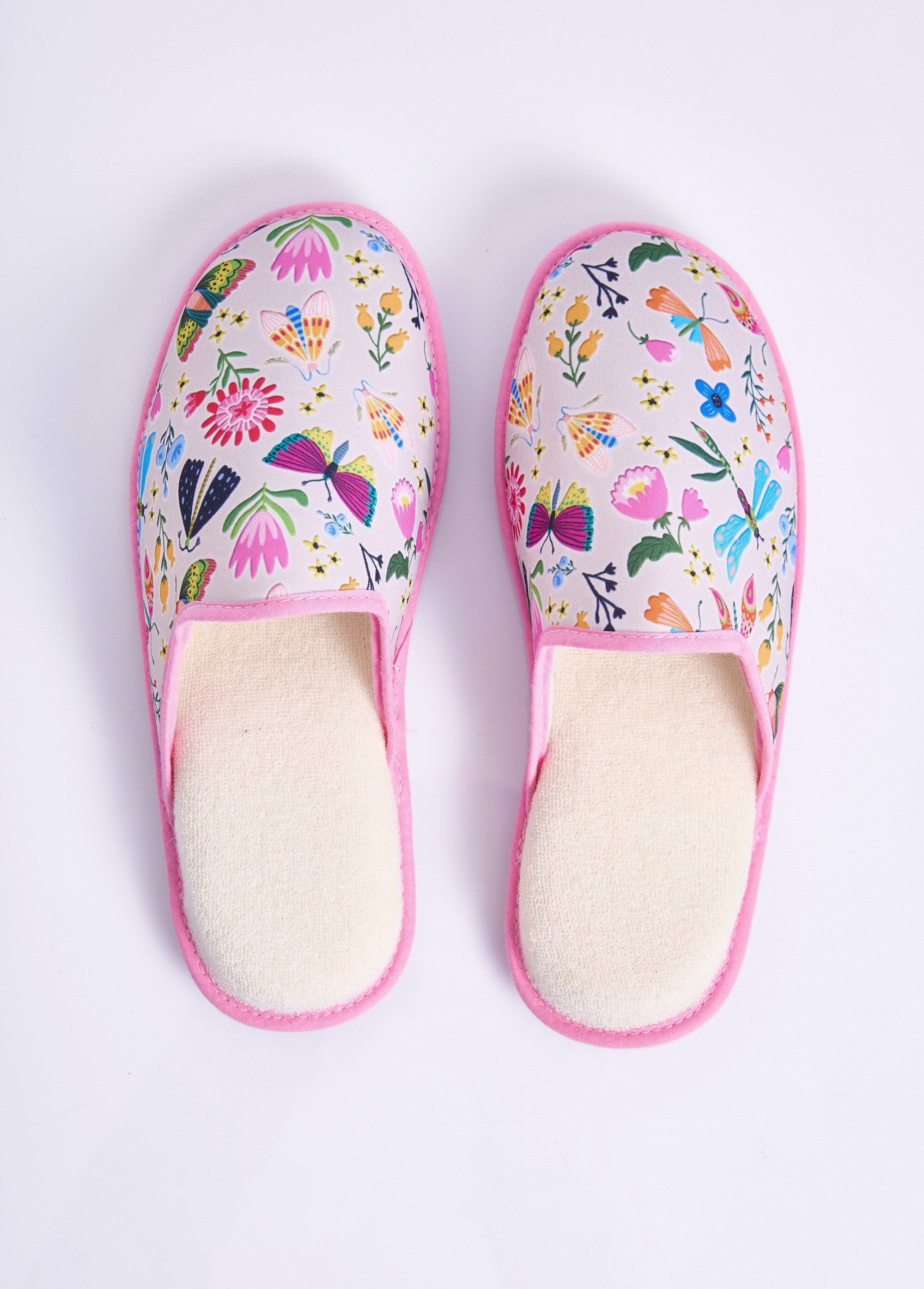 Chausson mules souples largeur confort Femme Beige ORION OV1