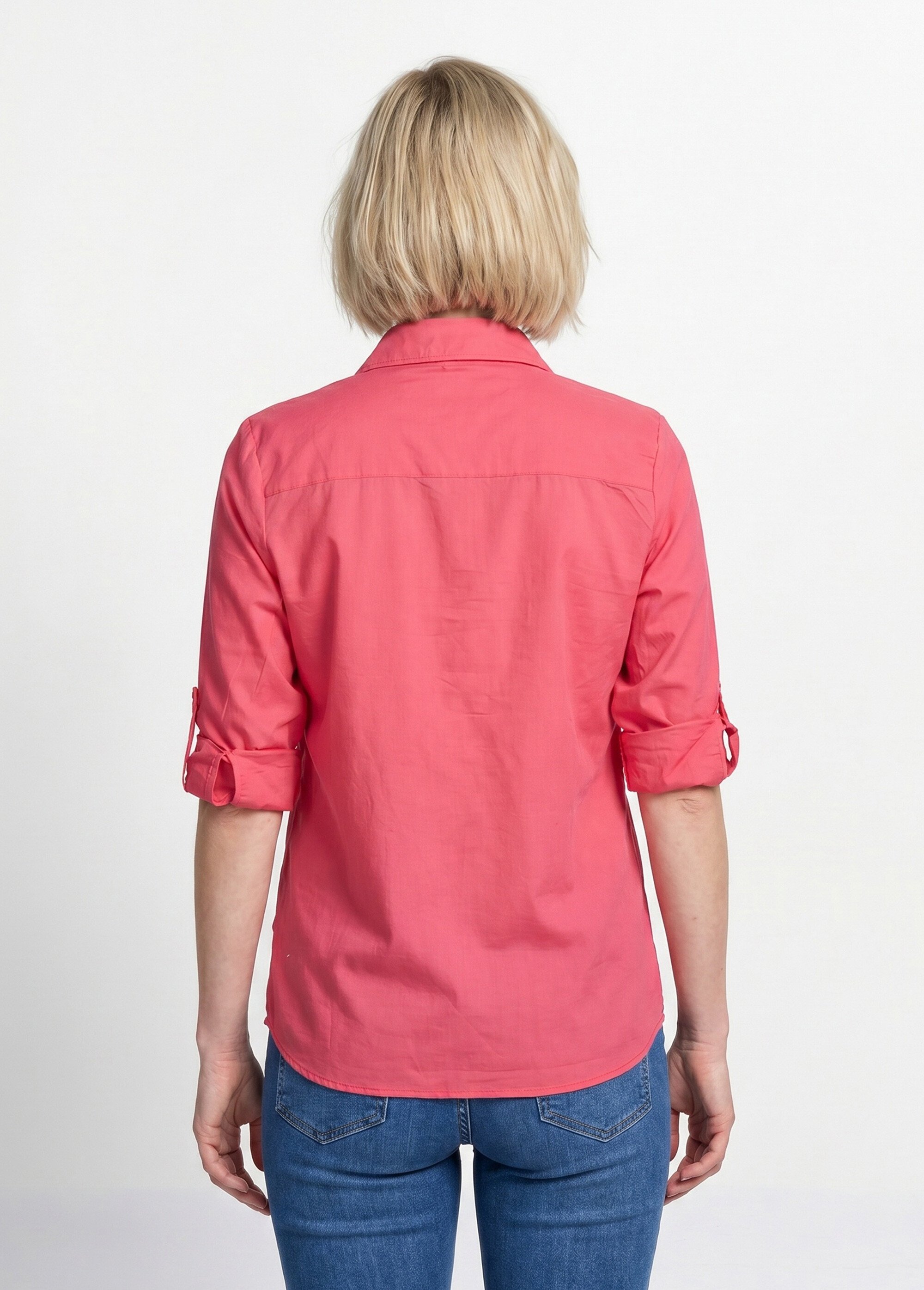 Chemisier boutonné long coton imprimé