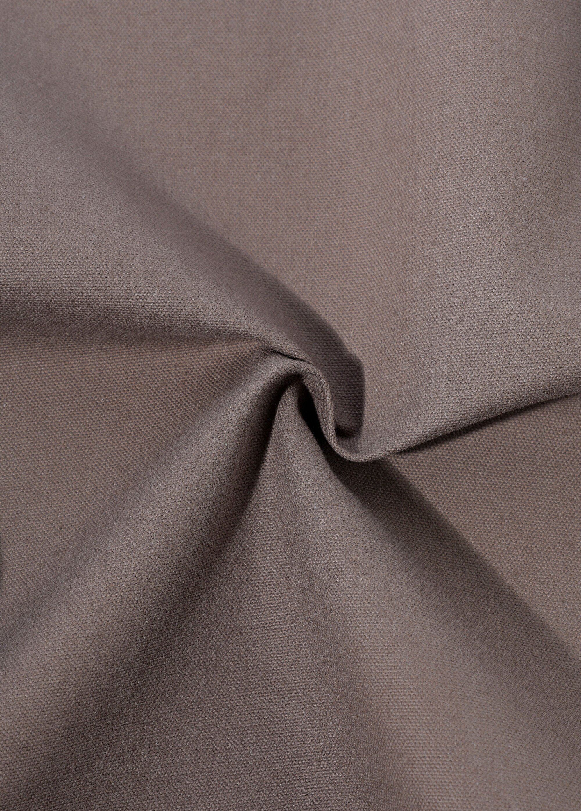 Coupon tissu ameublement, bachette coton MARRON COT143097 FA1