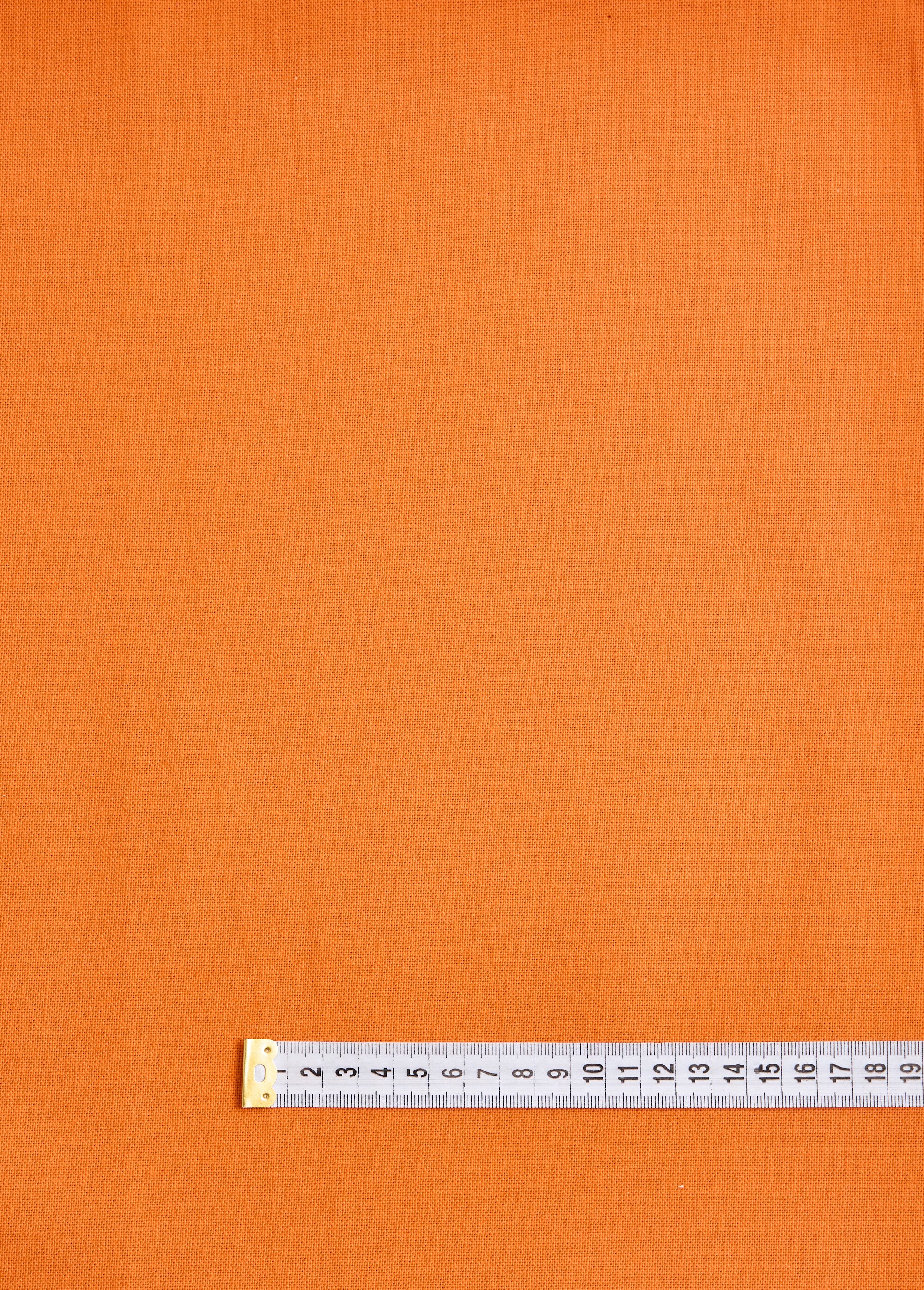 Coupon tissu natté uni pur coton