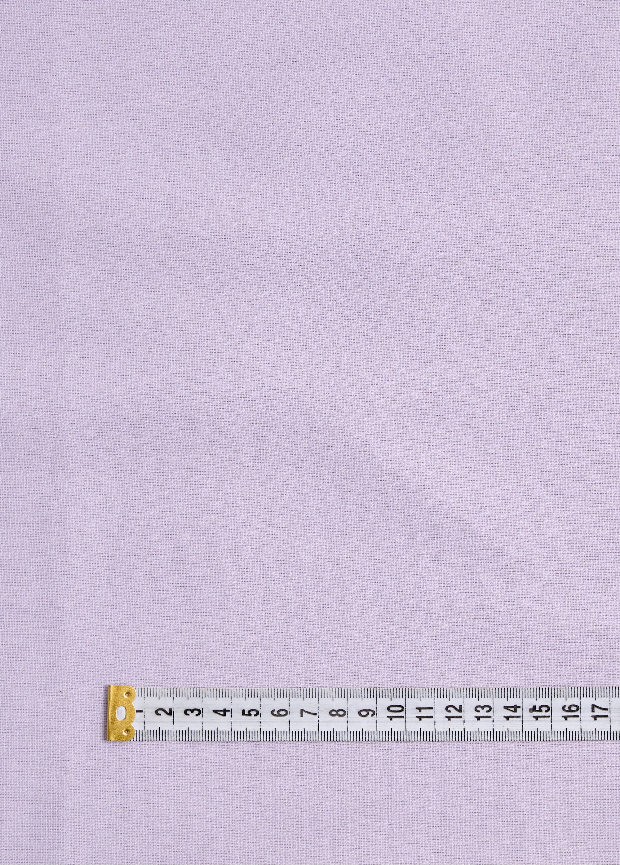 Coupon tissu natté uni pur coton VIOLET COT147329 DE1