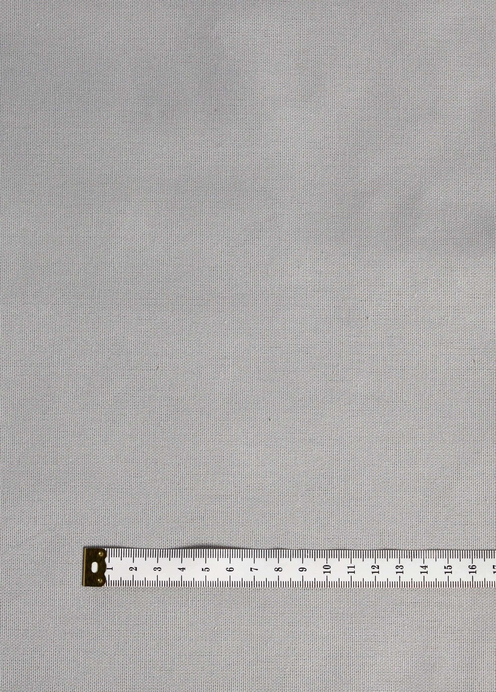 Coupon tissu natté uni pur coton VERT COT147329 DE1