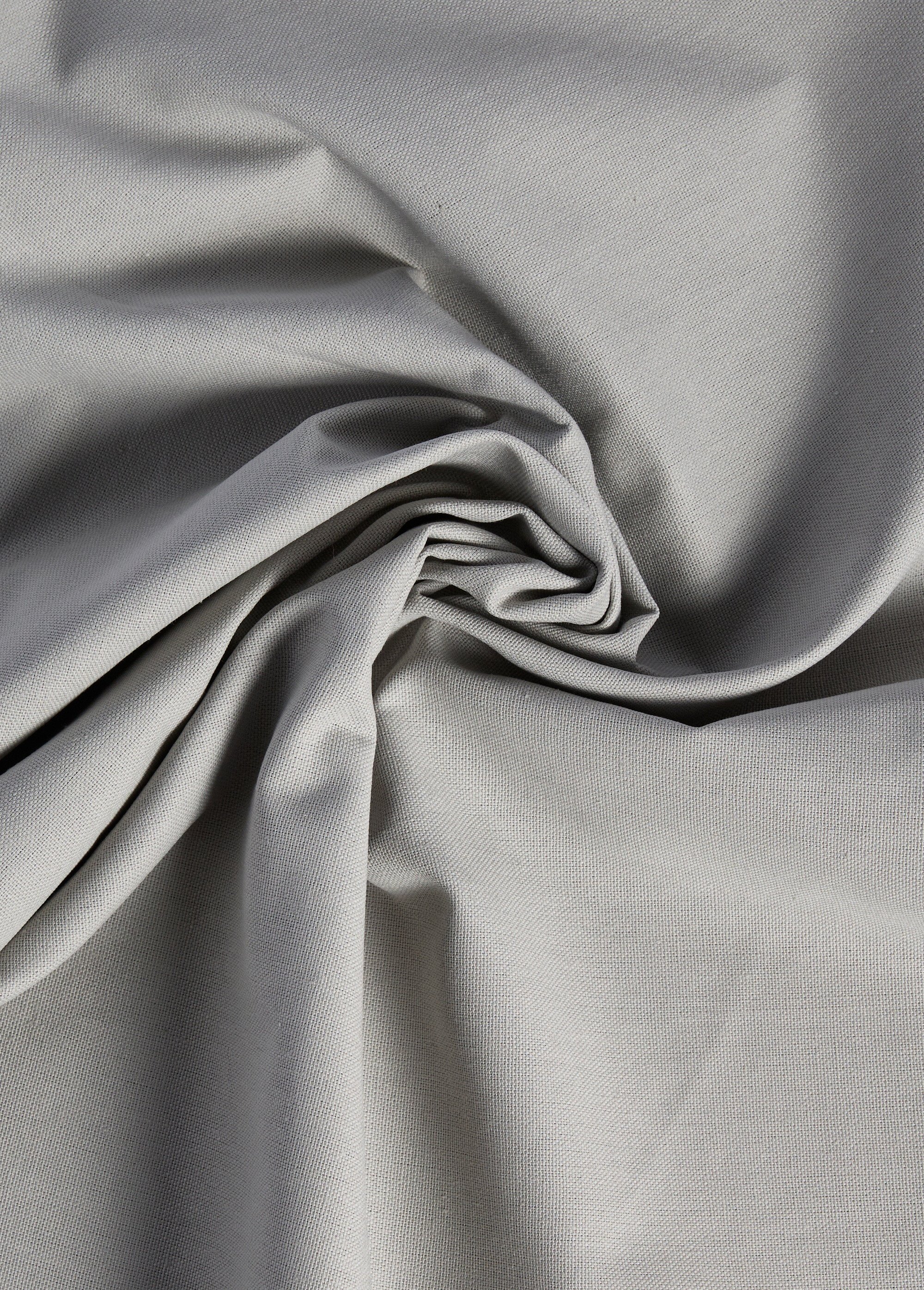 Coupon tissu natté uni pur coton