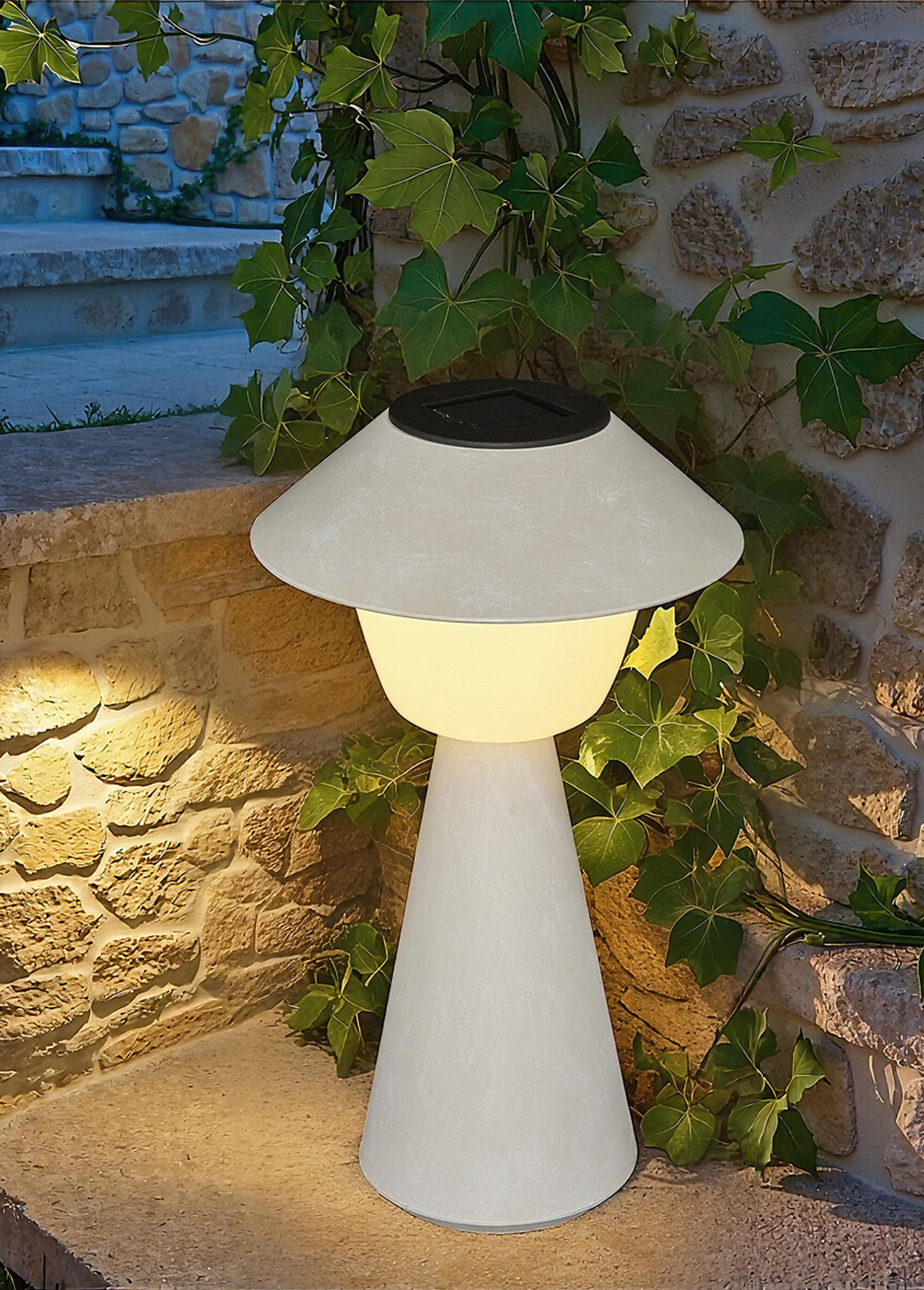 Lampe d'extérieur à énergie solaire BEIGE JJA-213755A SI1