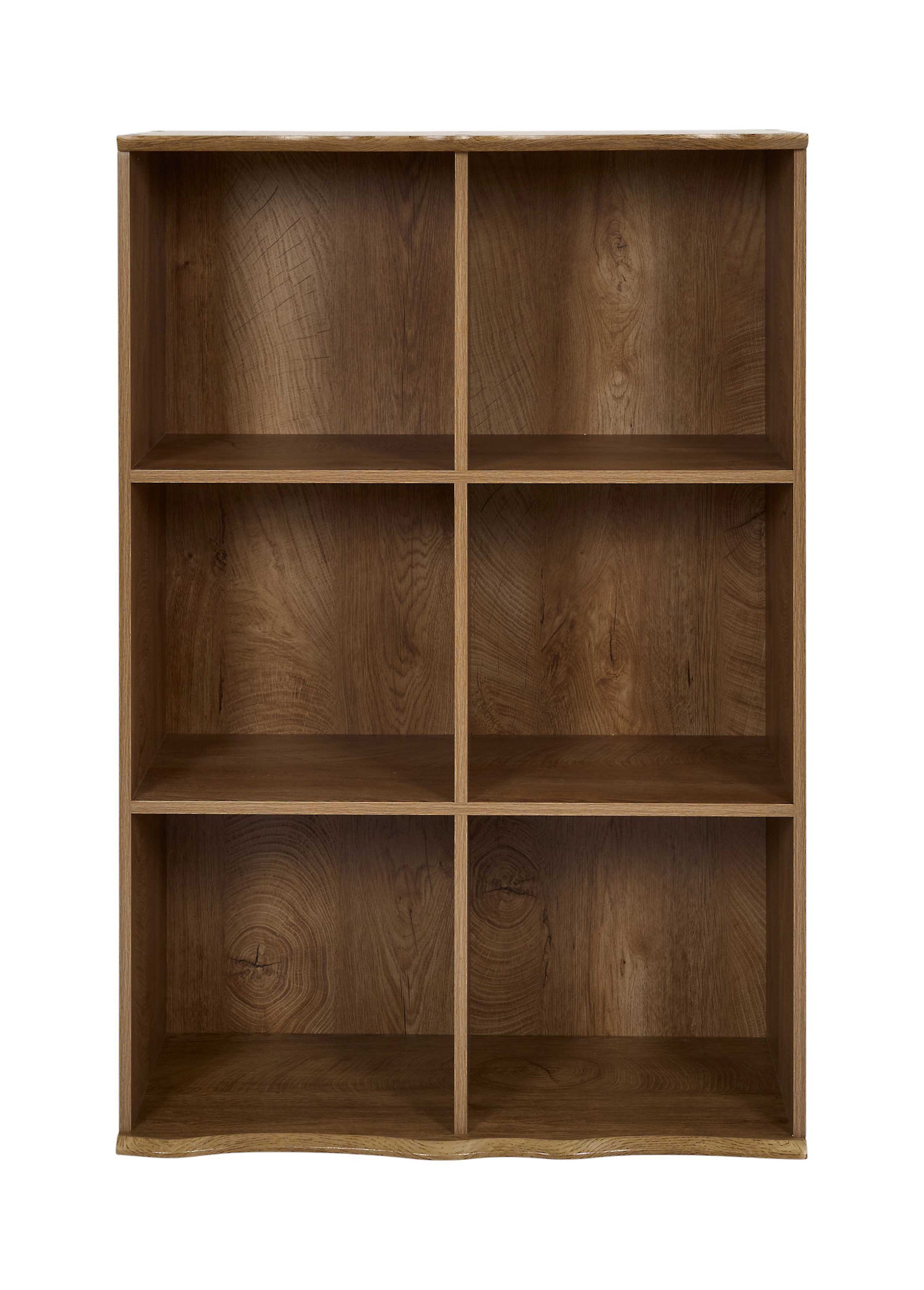 Meuble de rangement bois 6 cases FOREST MARRON CMP-HD7928 DE1