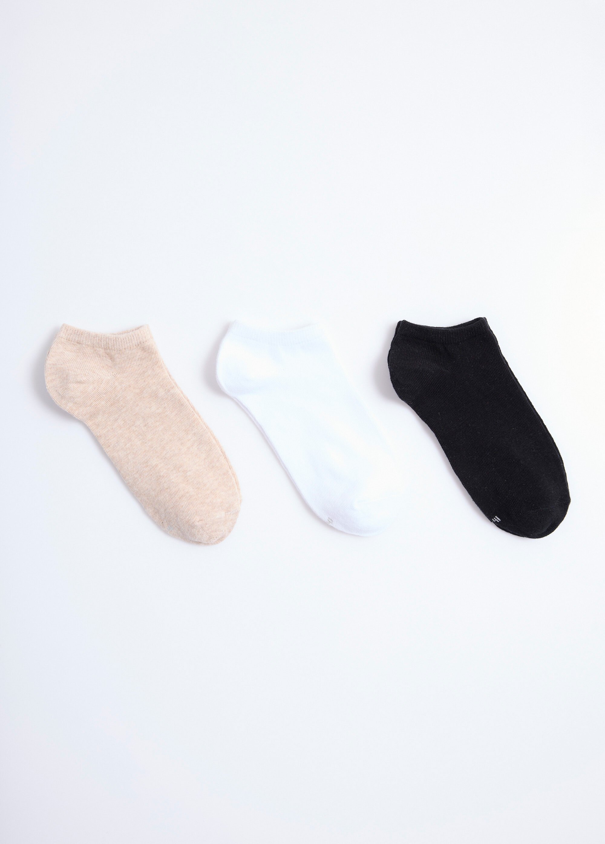 Socquettes basses assorties avec coton