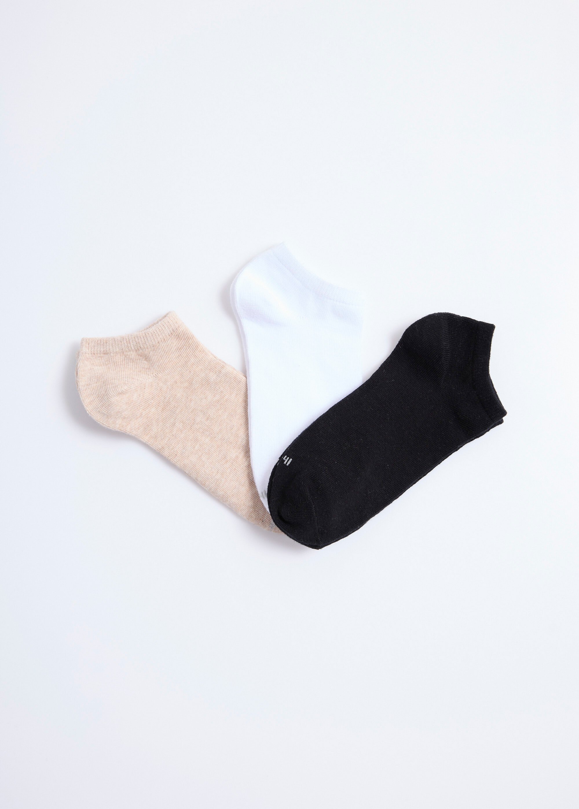 Socquettes basses assorties avec coton